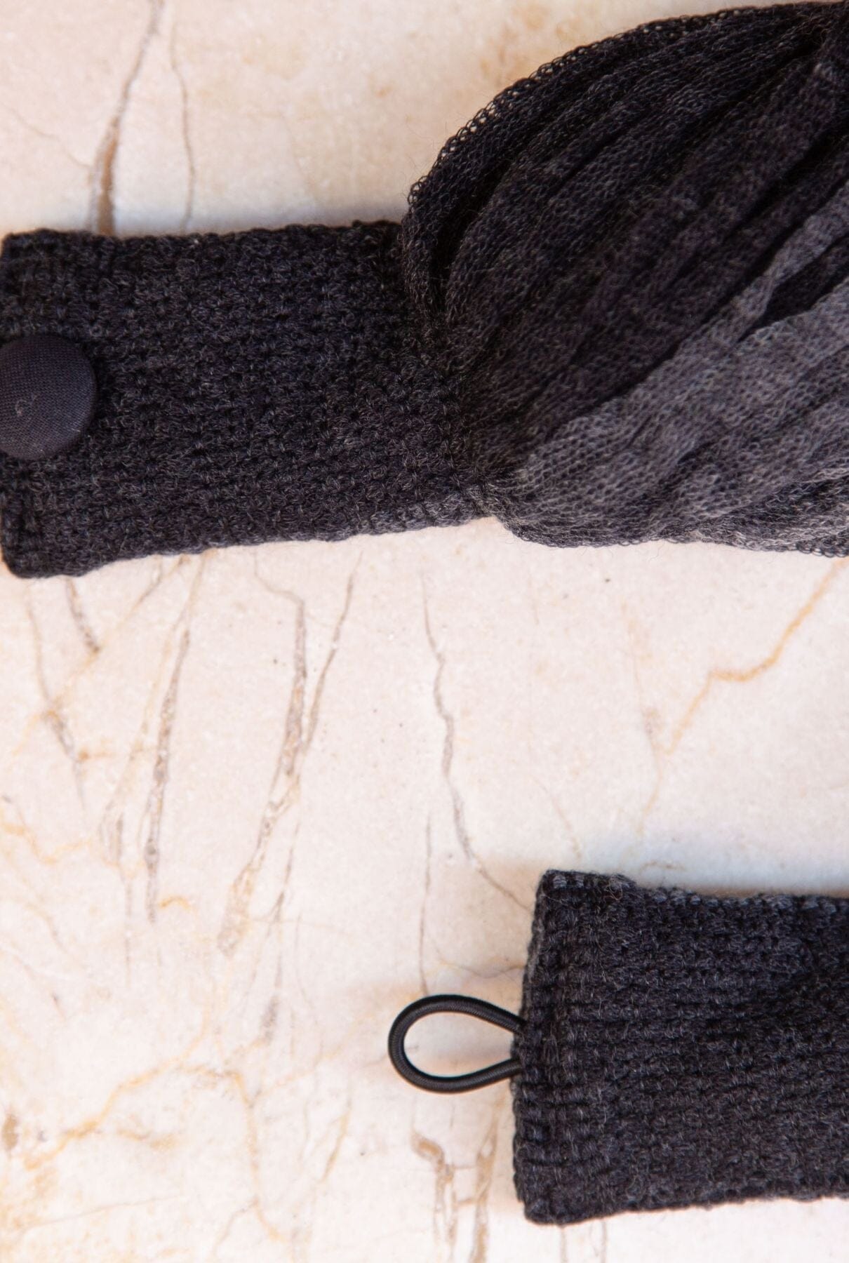 COLLAR LANA BICOLOR NEGRO/GRIS Necklaces Victoria de Talhora