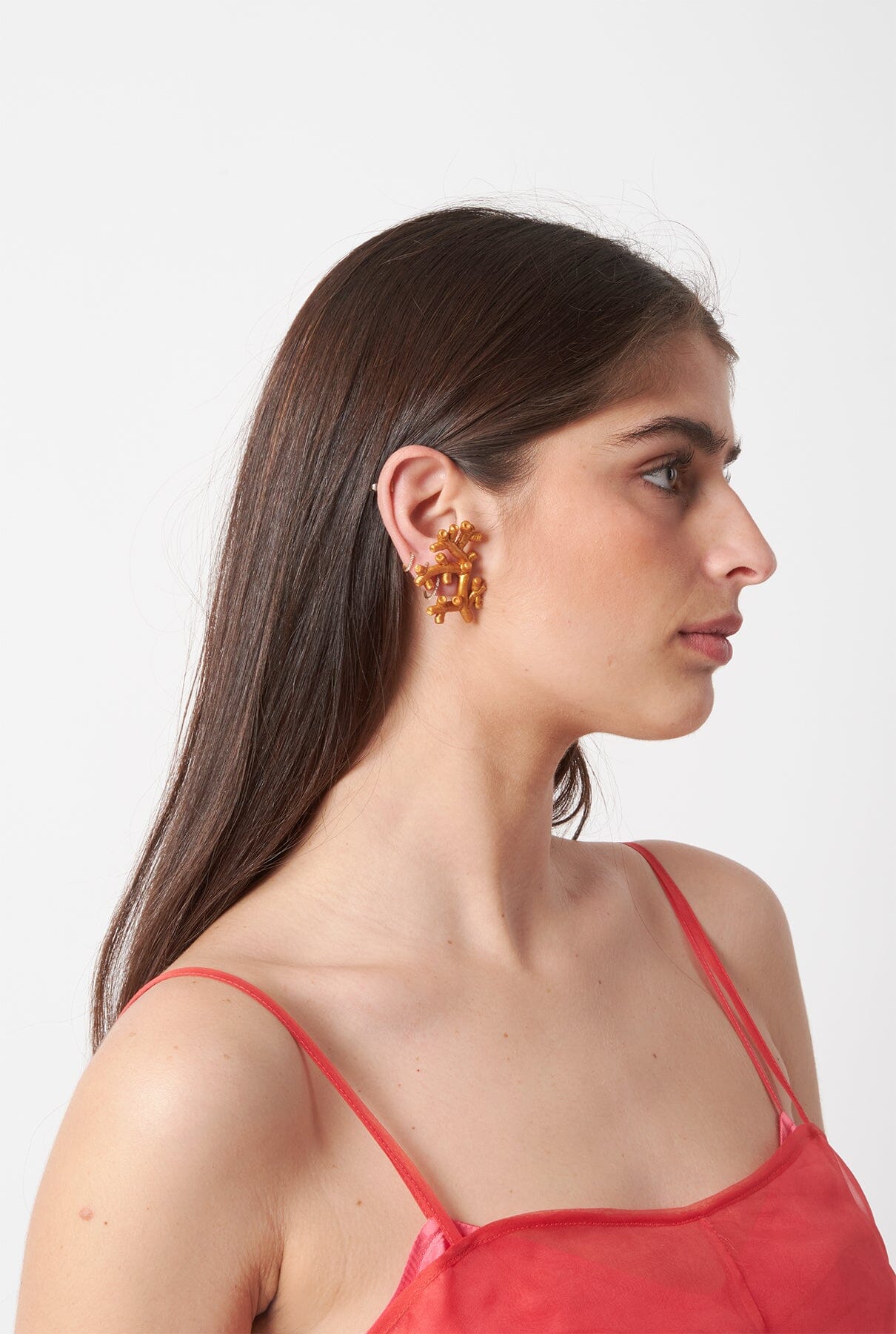 CORAL ORO Earrings Joaquin Blanco