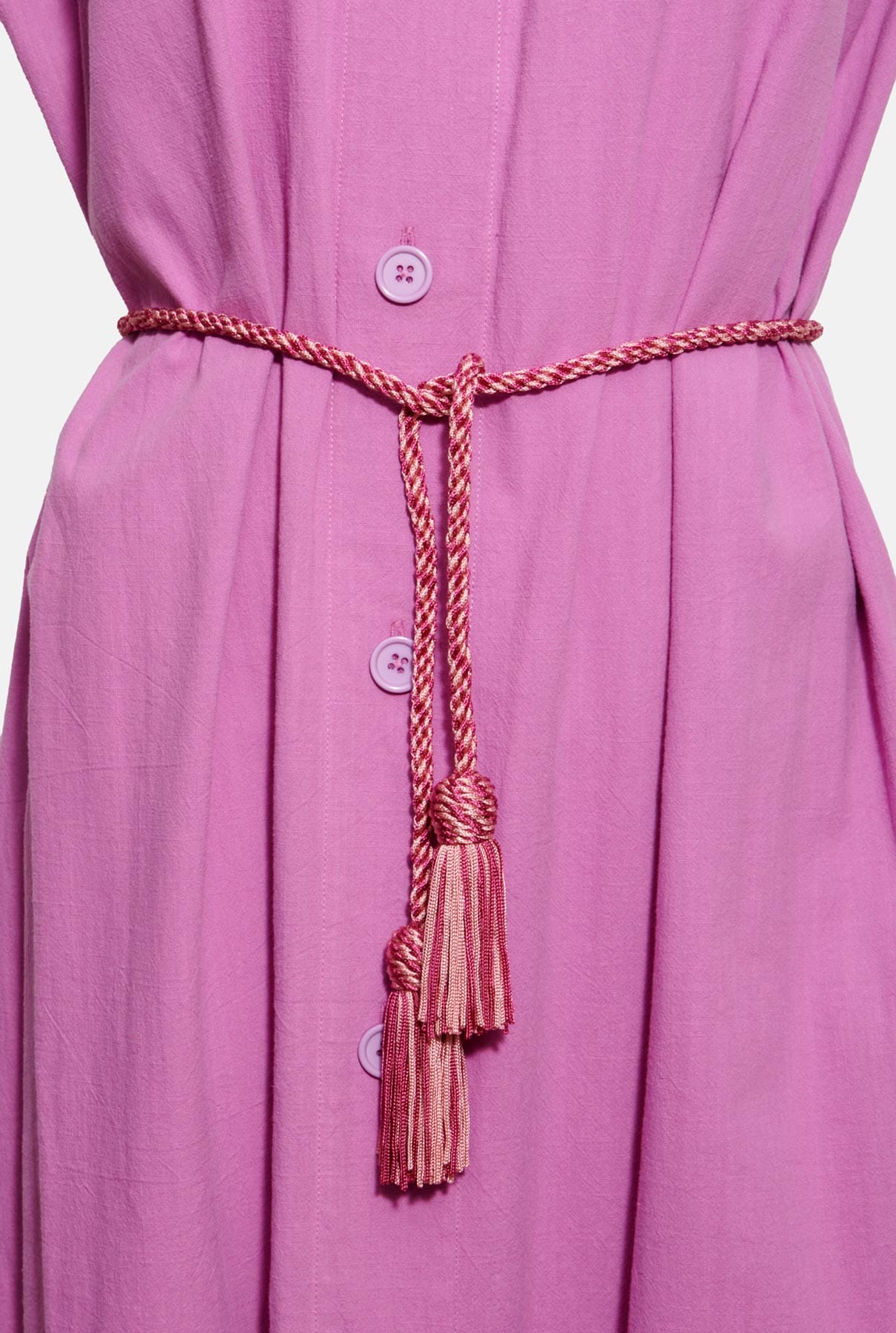 Cordón seda rosa Necklaces SOYFASCINANTE