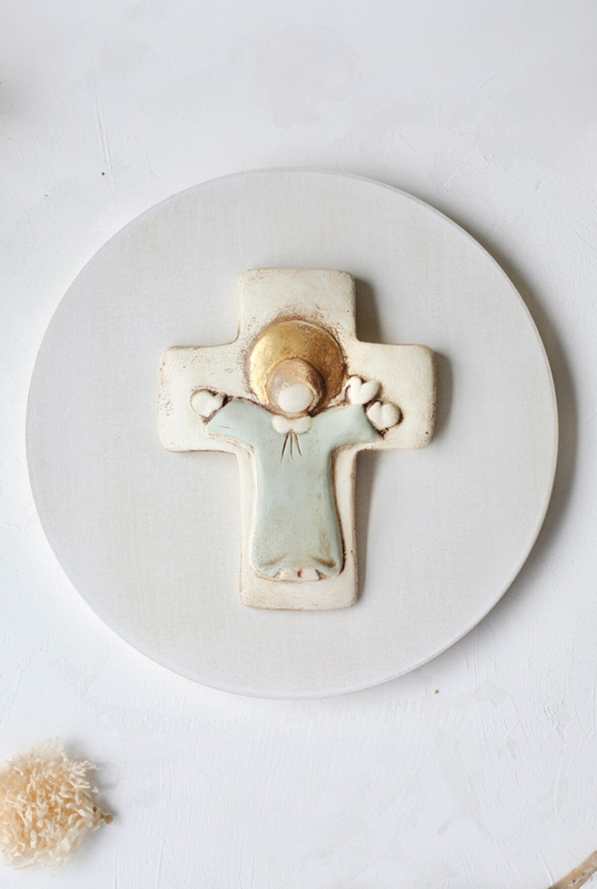 Cruz verde con pan de oro Kids Accessories Mezzetta Kids