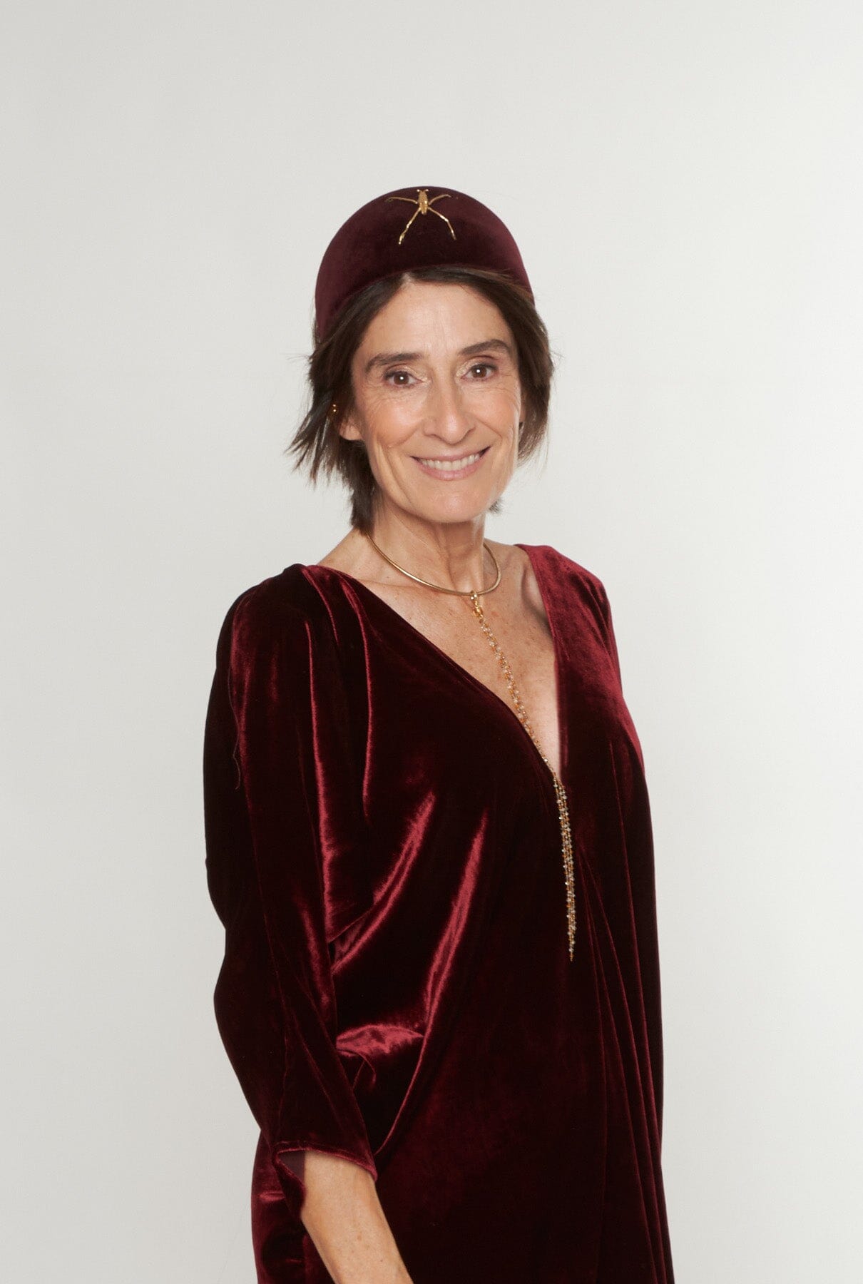 Diadema Gaelle Bug Burgundy Headpieces Nana Golmar