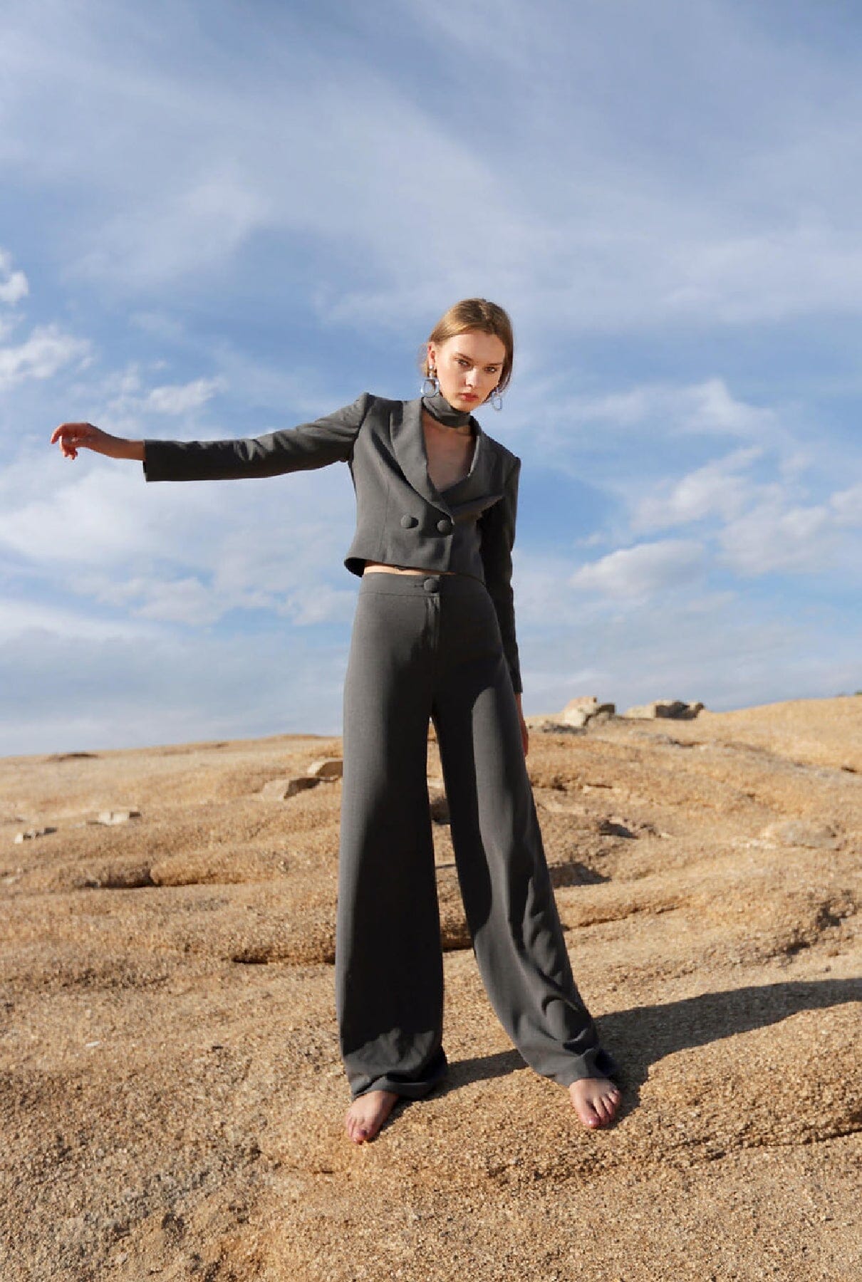 Elvira crep blazer Jackets Corsicana