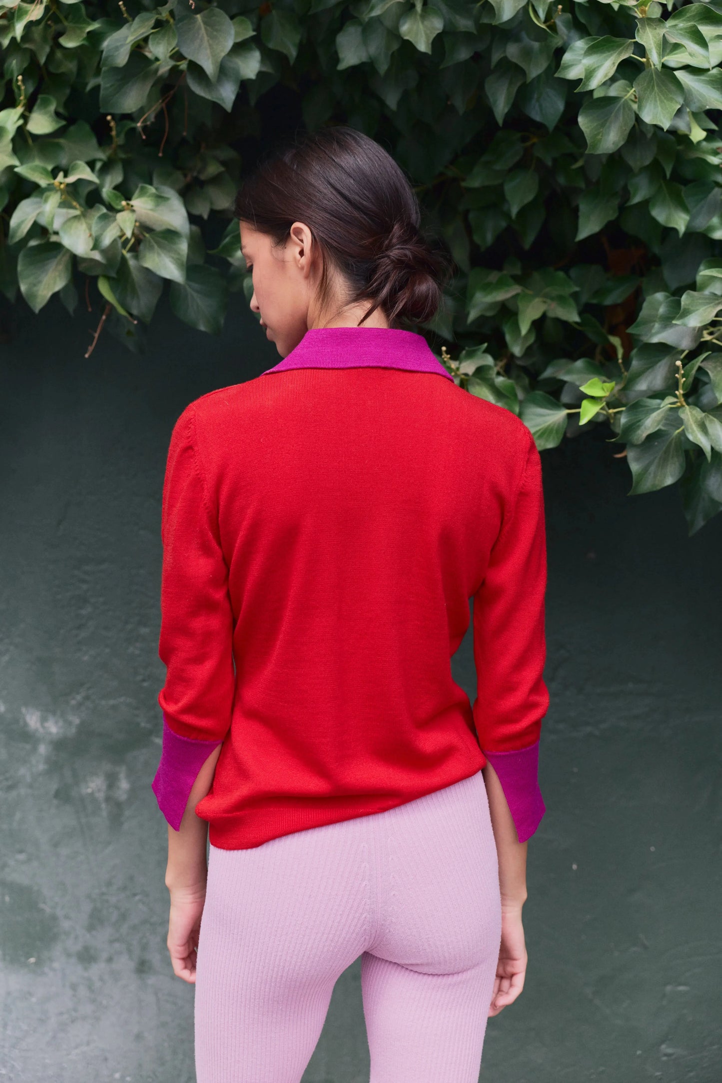 Emily Cashmere blend Polo Red Sweaters Laia Alen