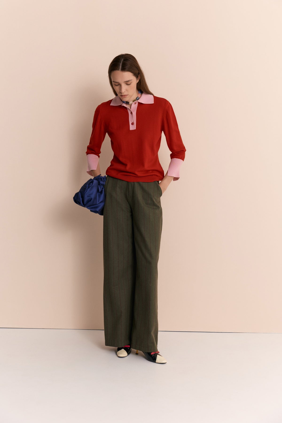 Emily Cashmere Polo Red Shirts & blouses Laia Alen