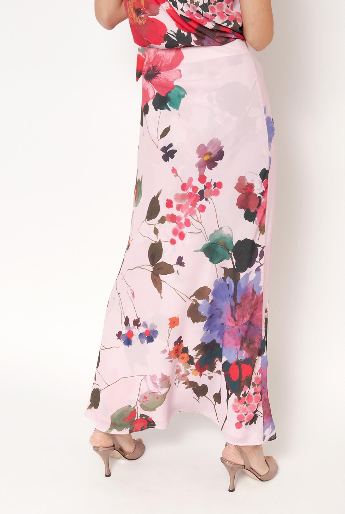 Falda Bies Flores Acuareladas Skirts Juan Vidal