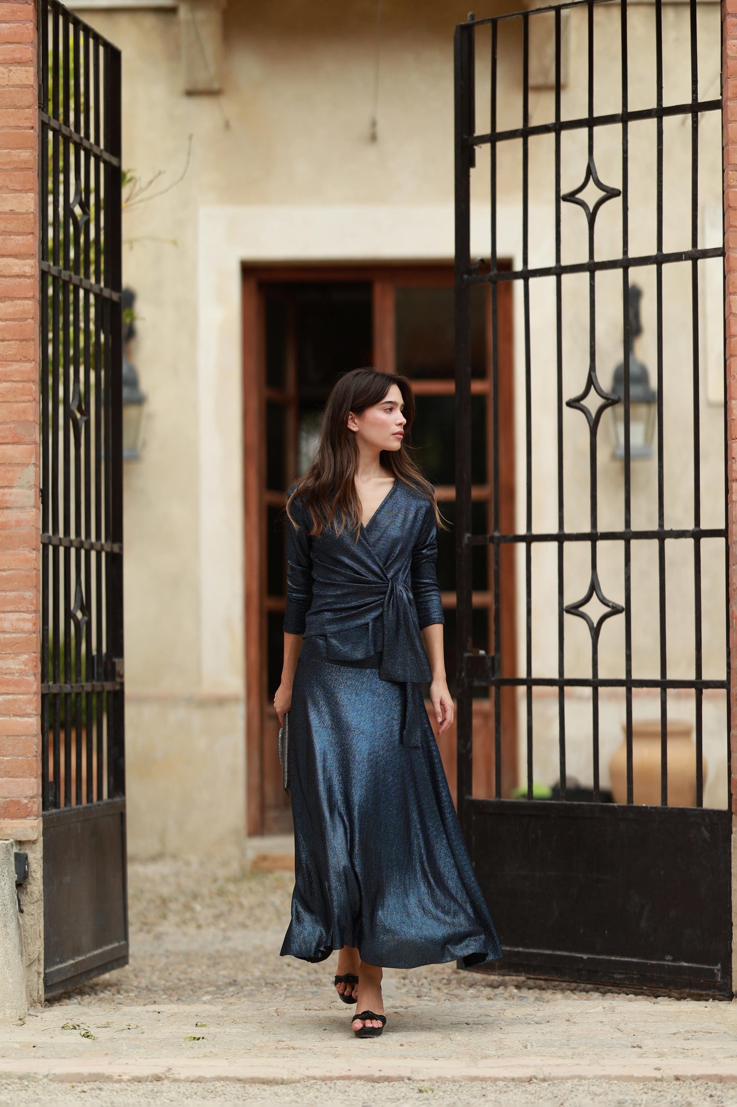 FALDA LIRIO AZUL Skirts Elisa Cortés