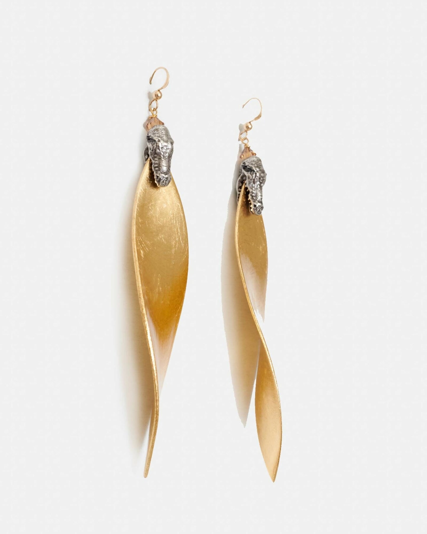 FLORENCIA XL GOLDEN NIGHT BIFASIC Earrings La Morenita
