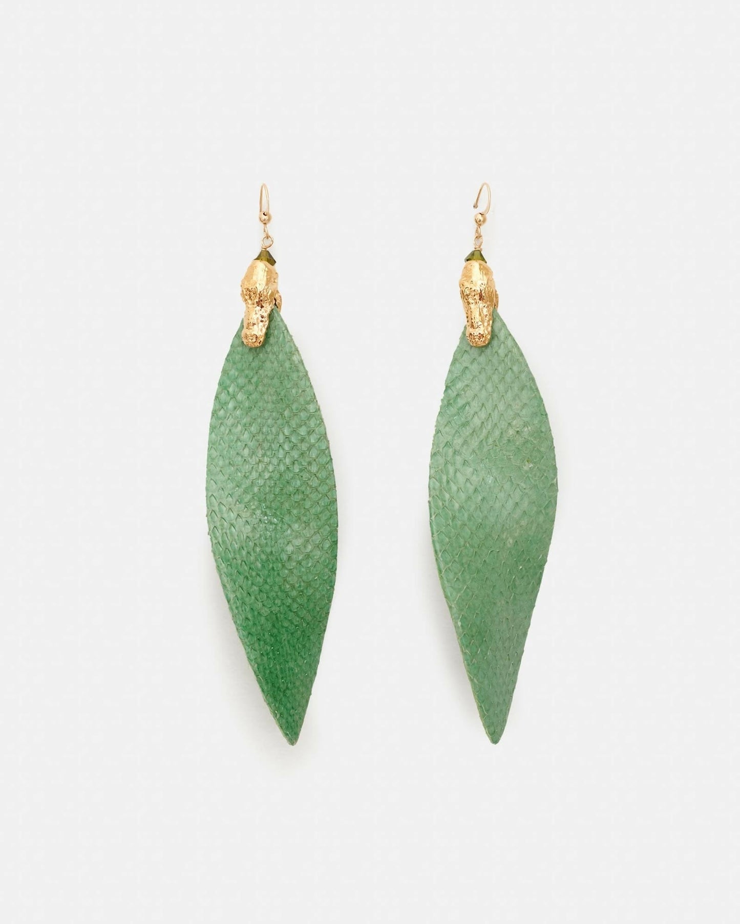 Florencia XL Green Earrings Earrings La Morenita