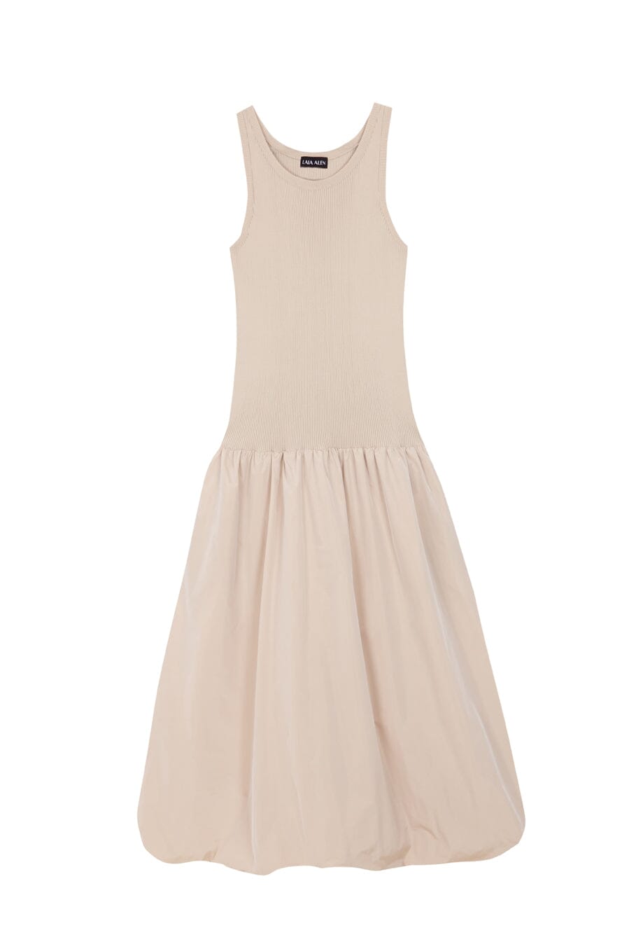 Frida Dress Baloon Beige Dresses Laia Alen
