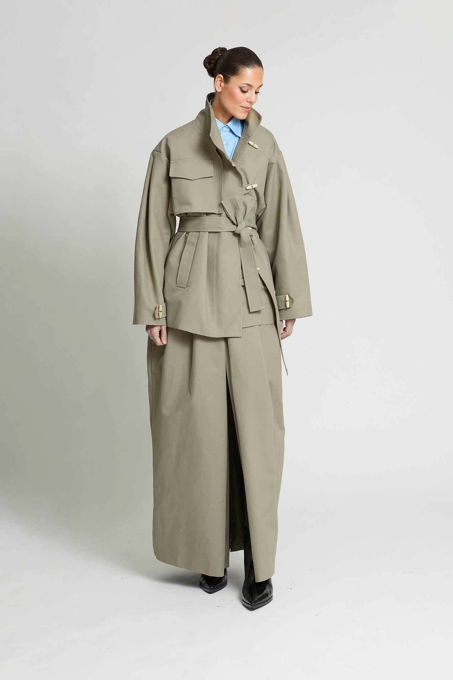 GABARDINA JAPONESA CORTA Coats Zaitegui Studio