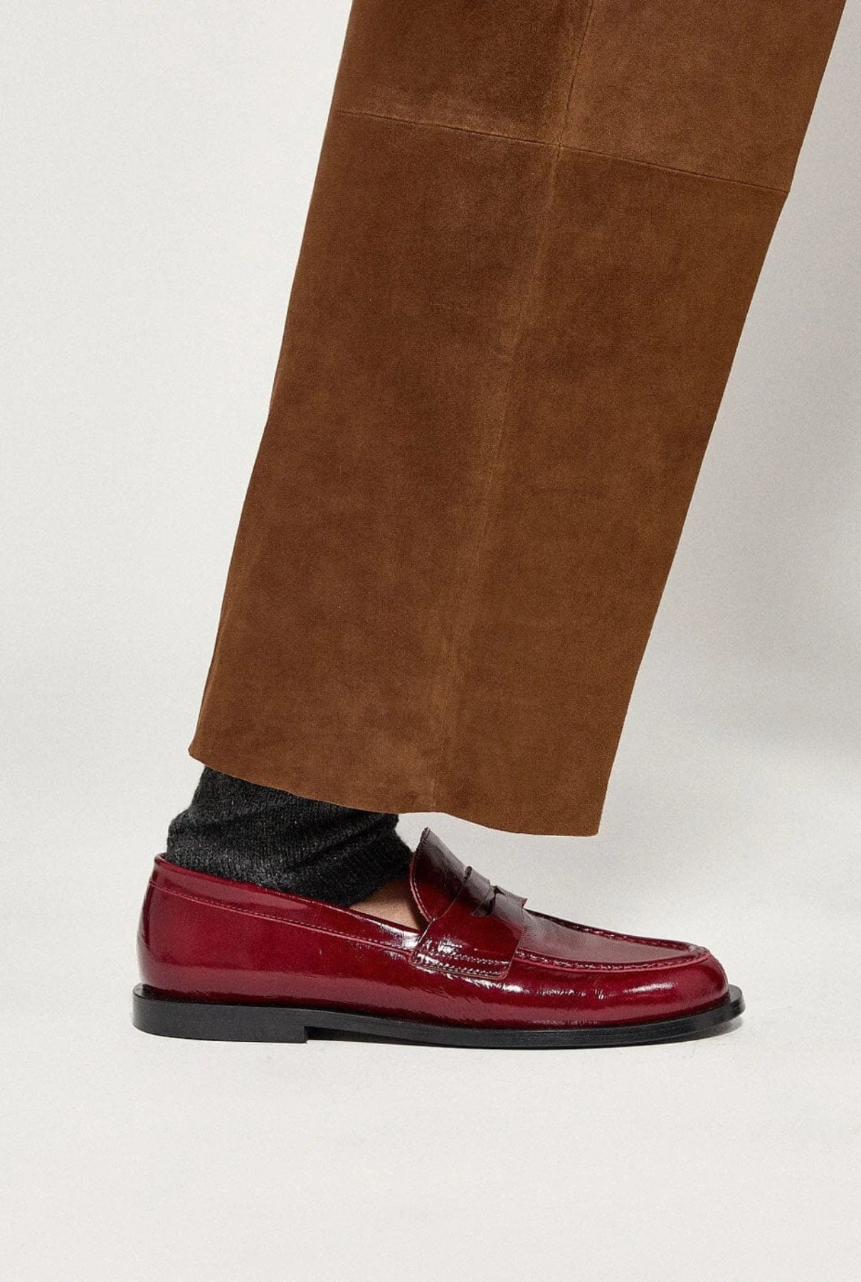 Zapato de salón de piel de charol GLASS Estilo mocasín – ES