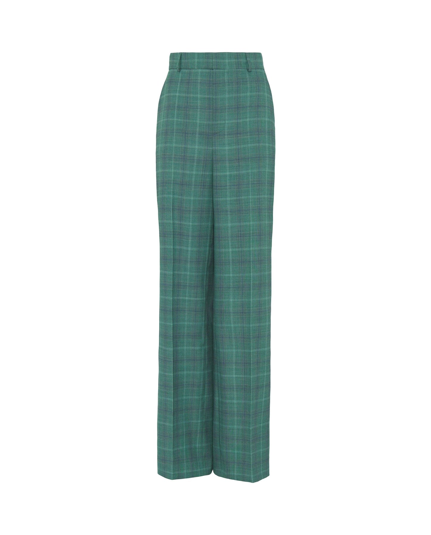 Green checked suit trousers Trousers Mirto