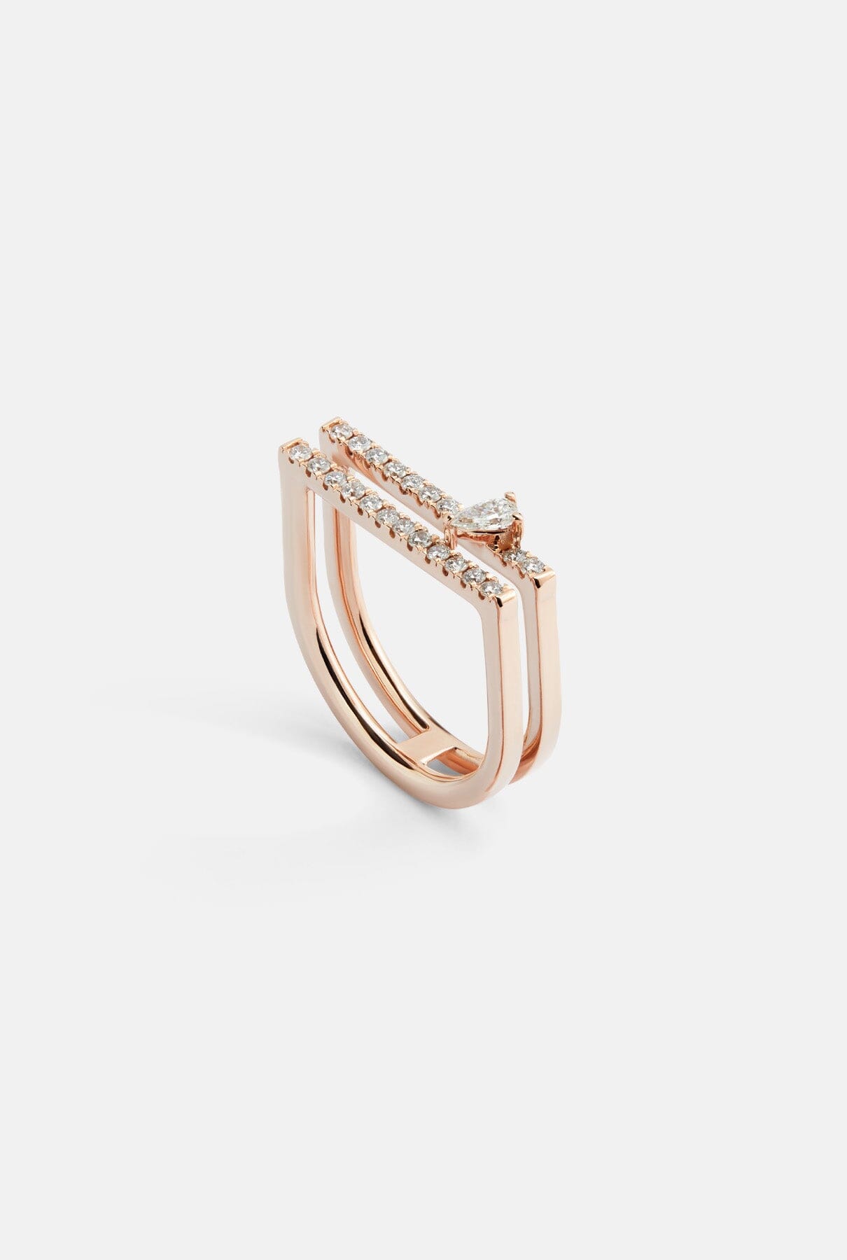 HERITE Double RING Rings Gold & Roses