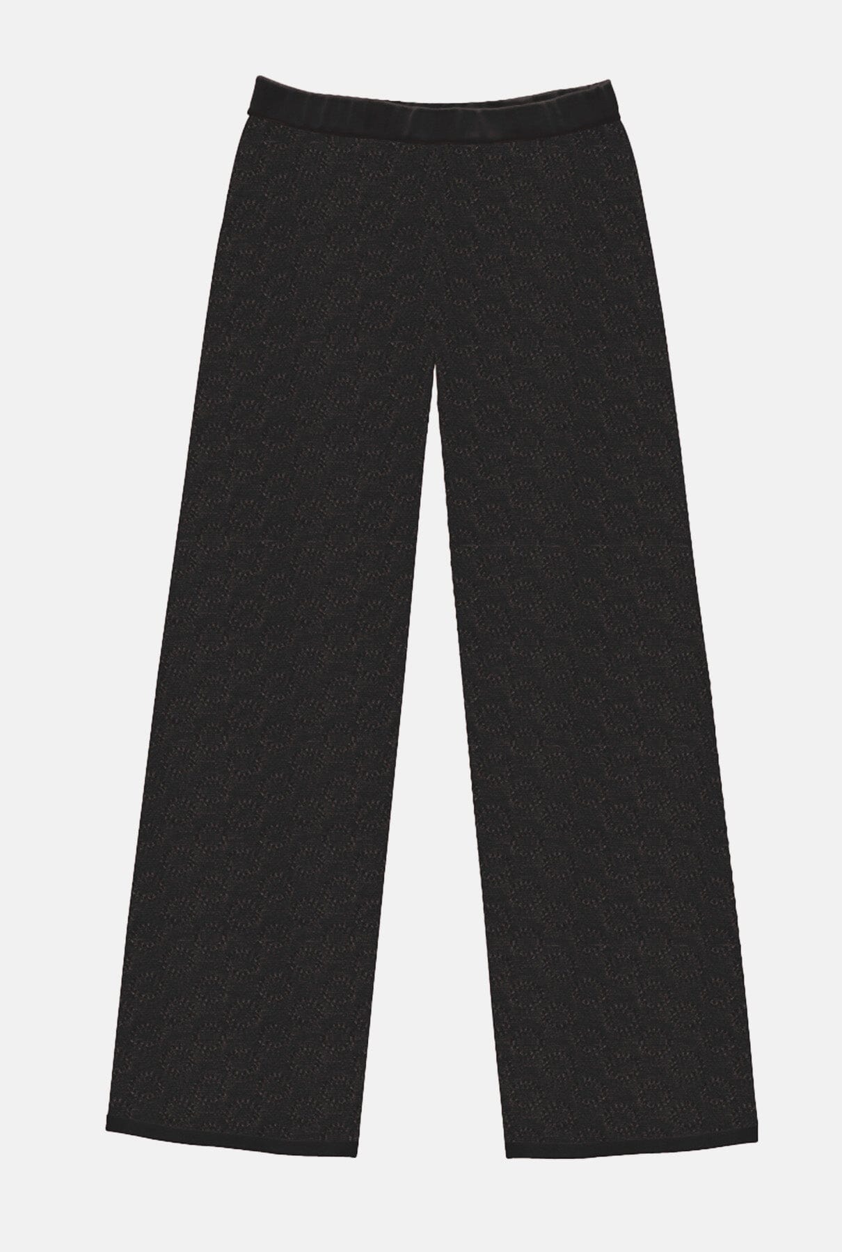 Honeycomb Pants Black Trousers Carlota Cahis