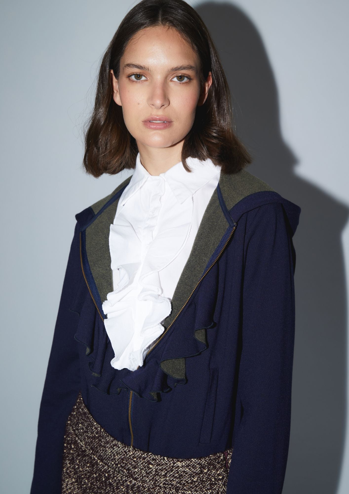 HOODED SWEATER FELPA BICOLOR Jumpsuits Commelle