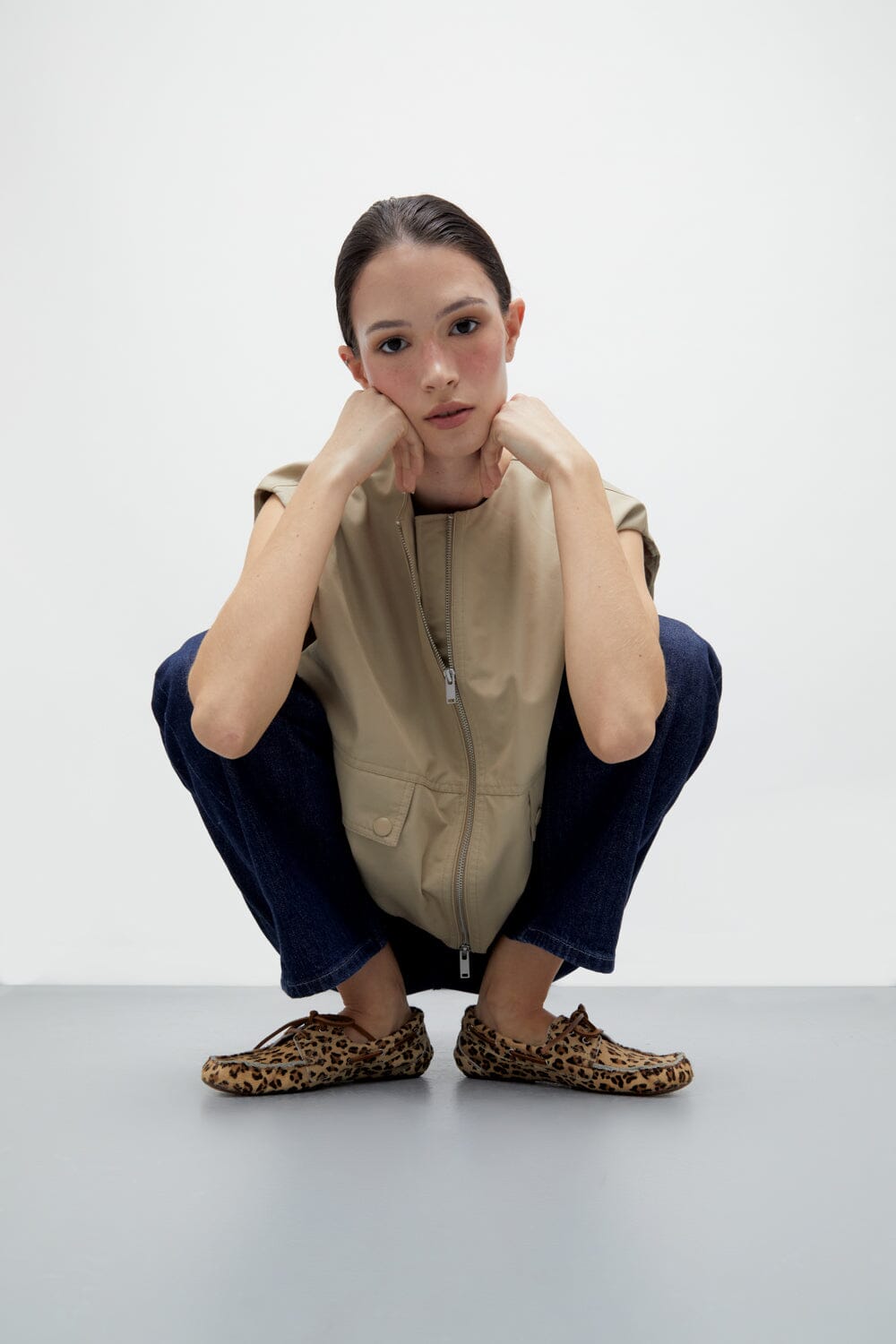 Ivy loafers in Leopard print Calf Hair Ivy AUGUSTA