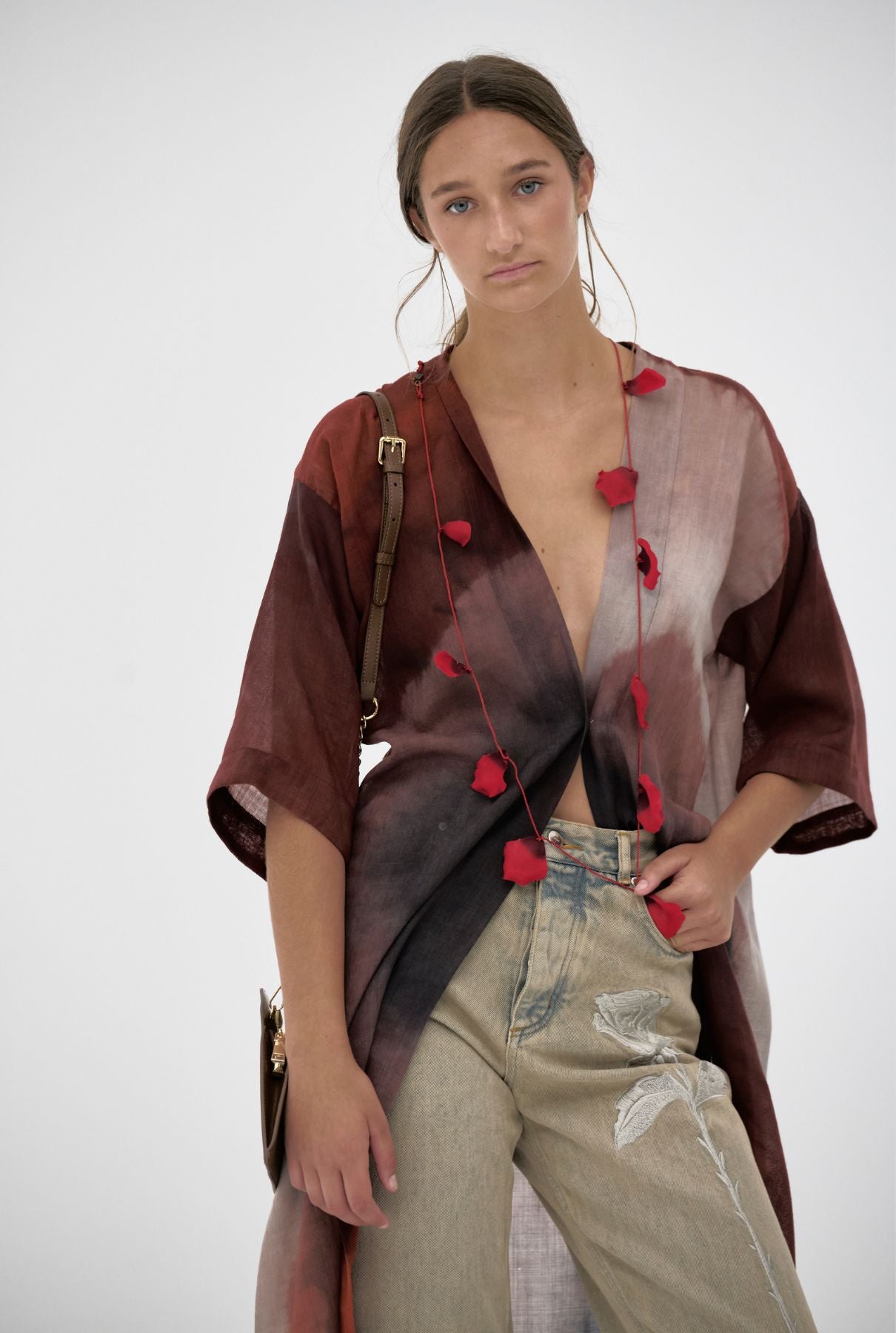 Kimono Charlotte Purple Coats Atelier Aletheia