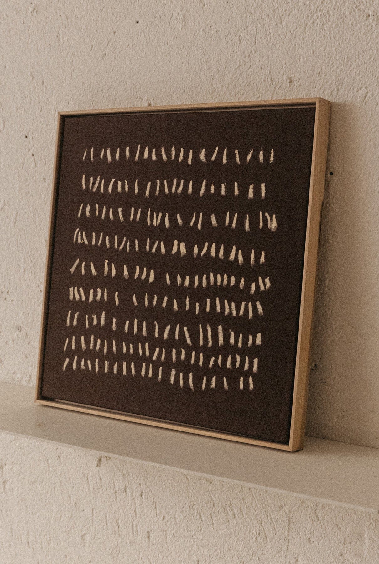 Kokoro S crema sobre marrón Paintings Anton Aiguabella