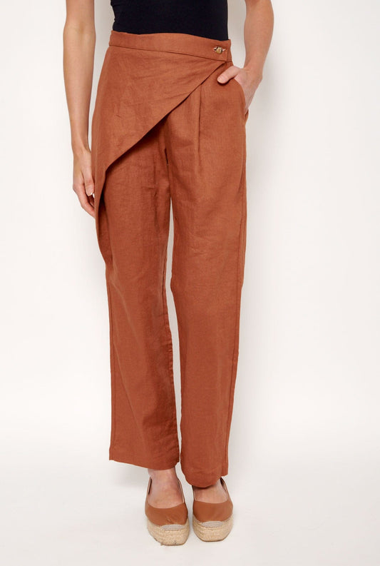 Lite Linen: Coral (For Her) Trousers Mantalon 