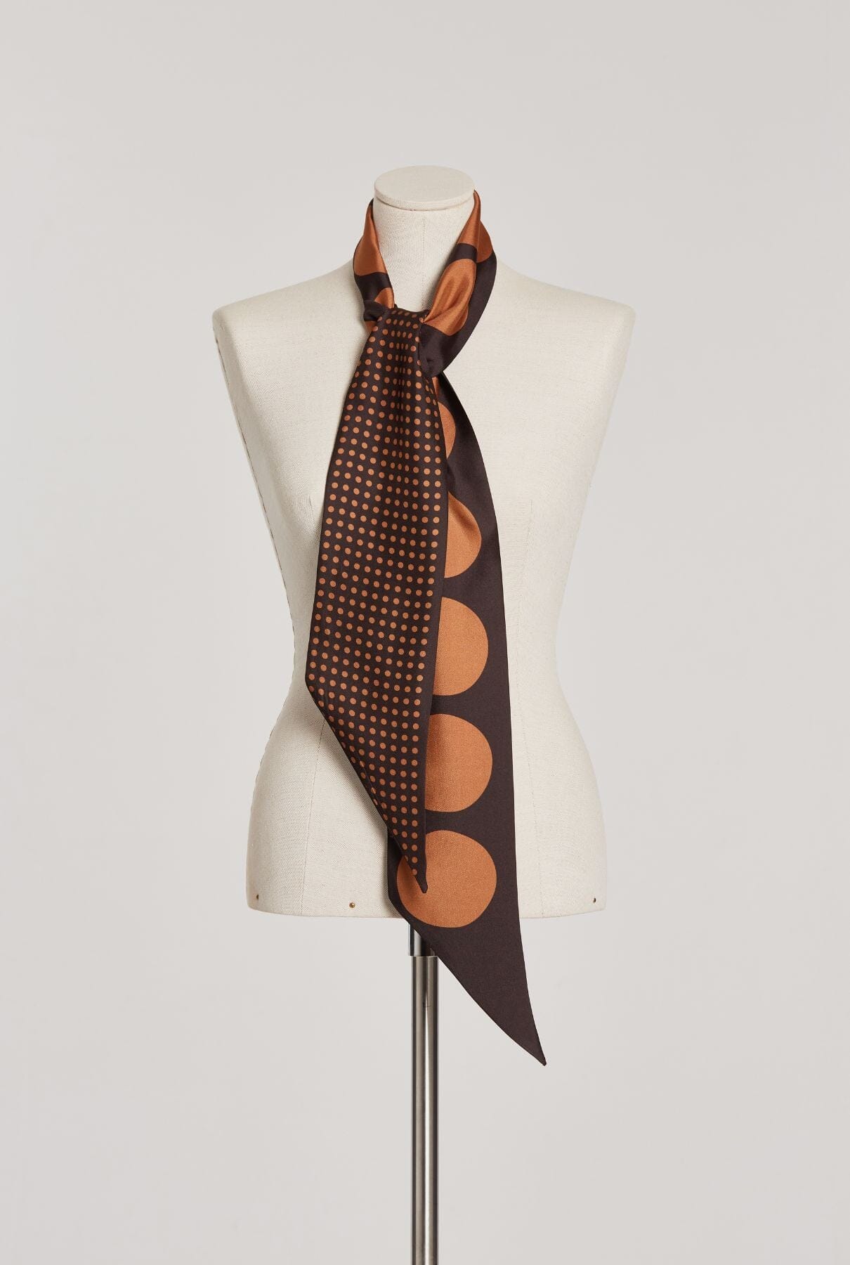 Lola Scarf Chocolate Foulards & Scarves Van Hise