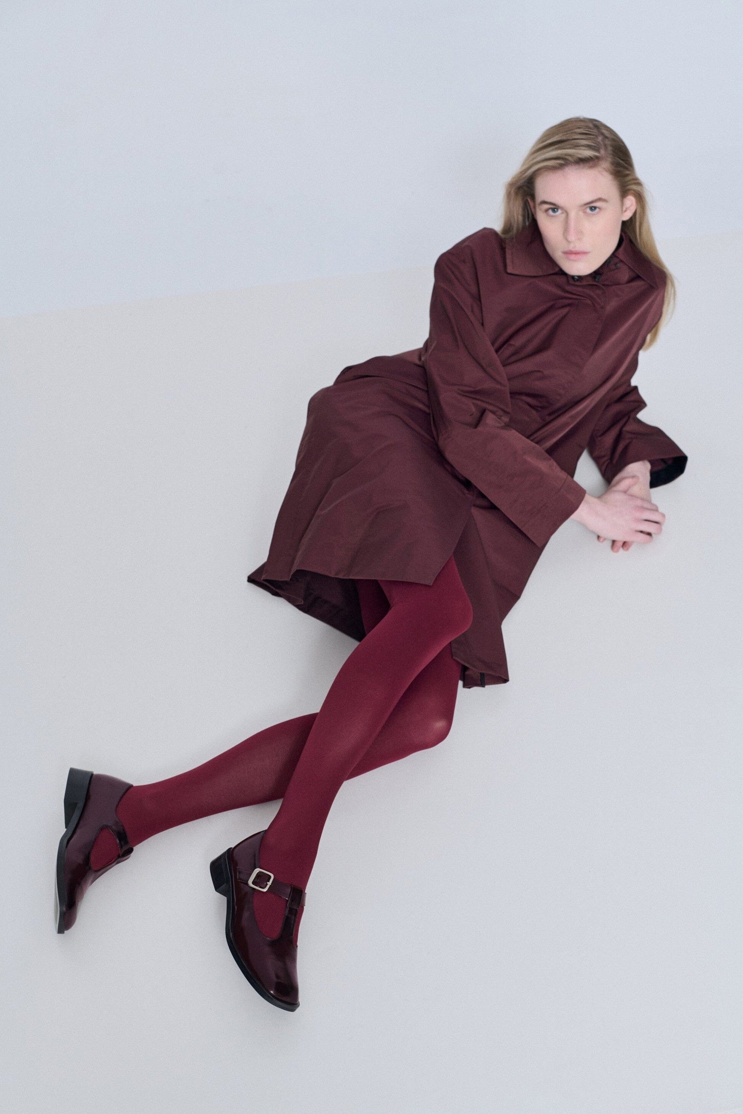 Lucy T-Bar in Burgundy Leather Lucy AUGUSTA