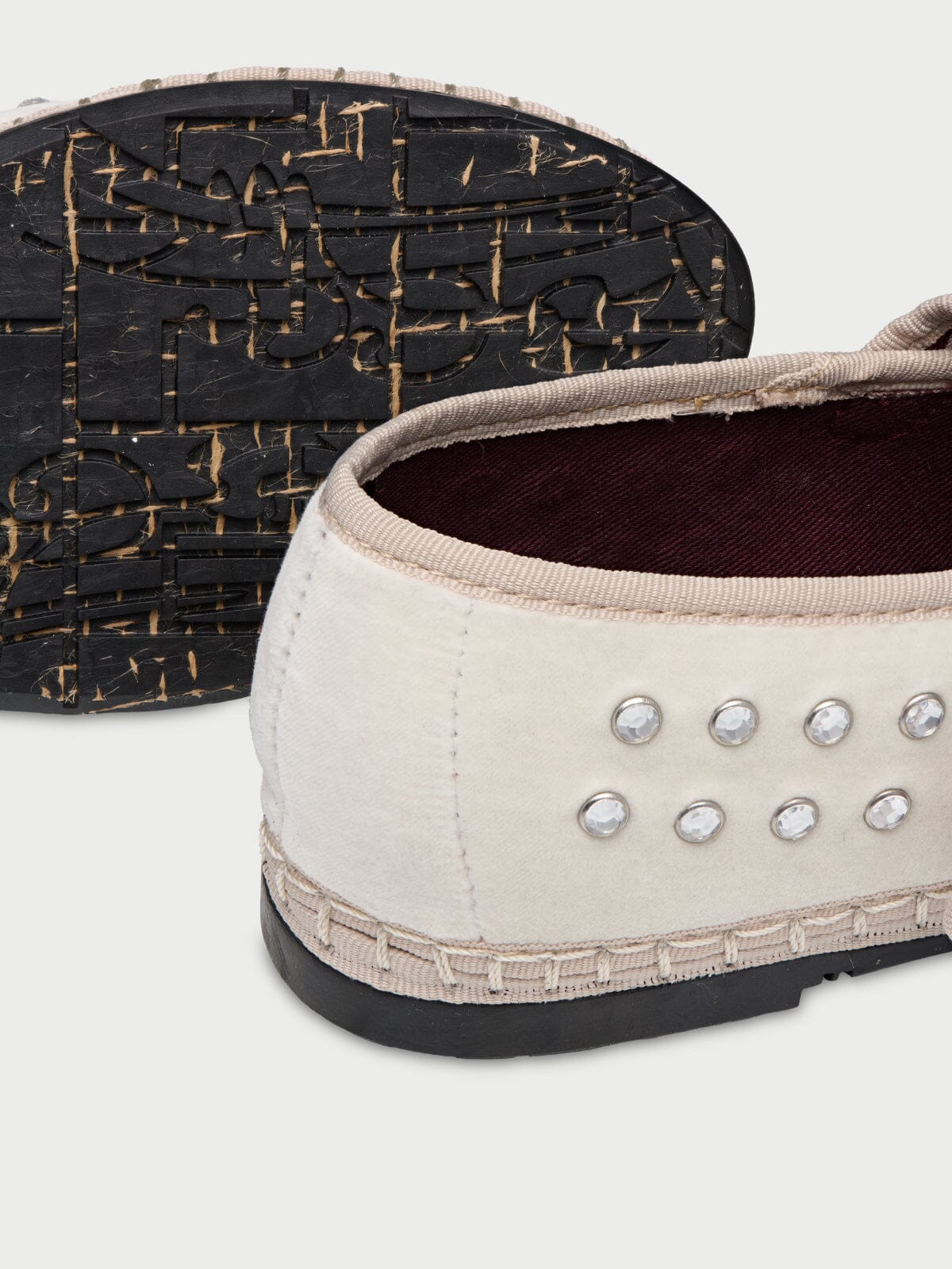 Mae Cristal Nude Flat shoes Flabelus