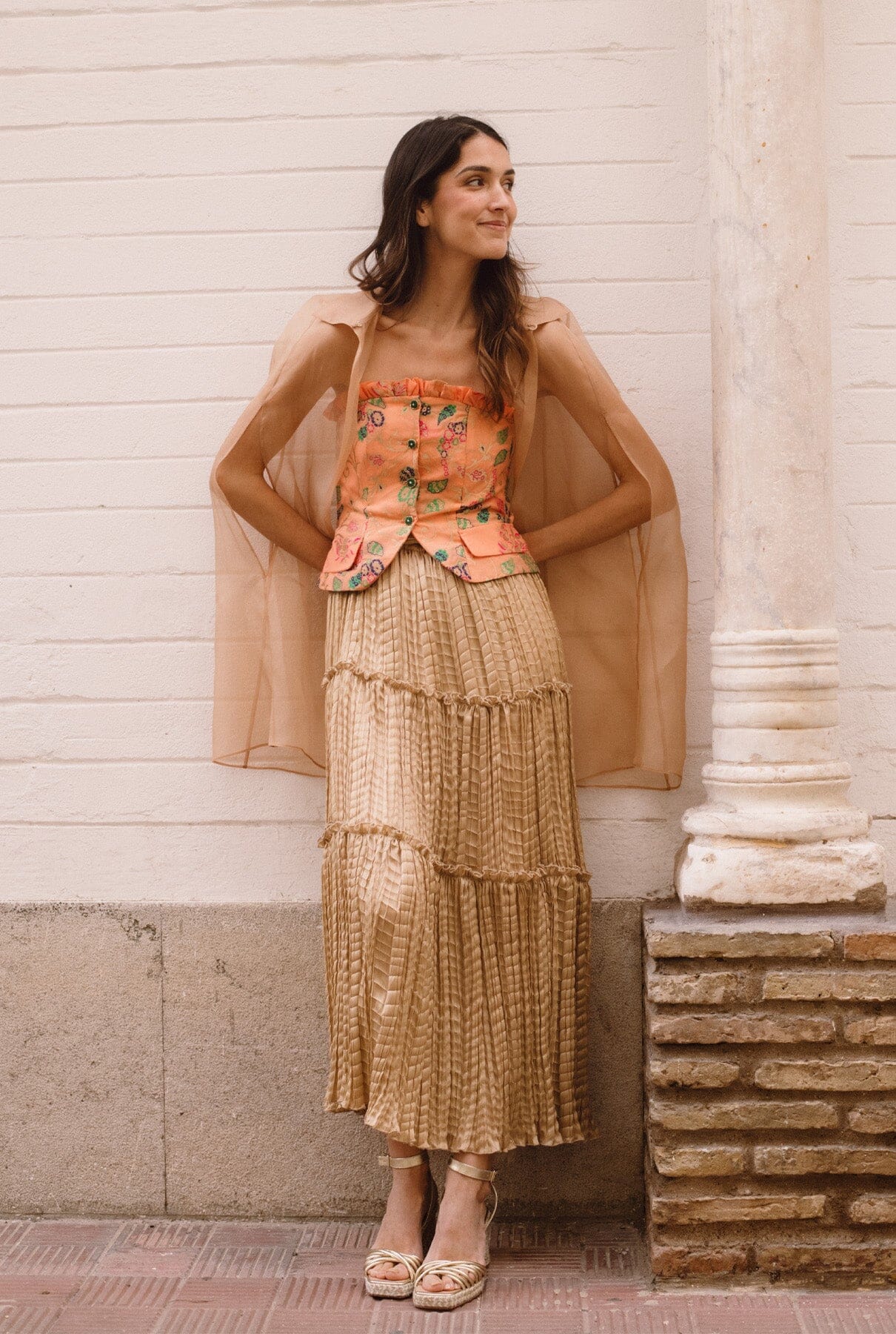 Maira Silk Skirt Skirts Leyre Doueil