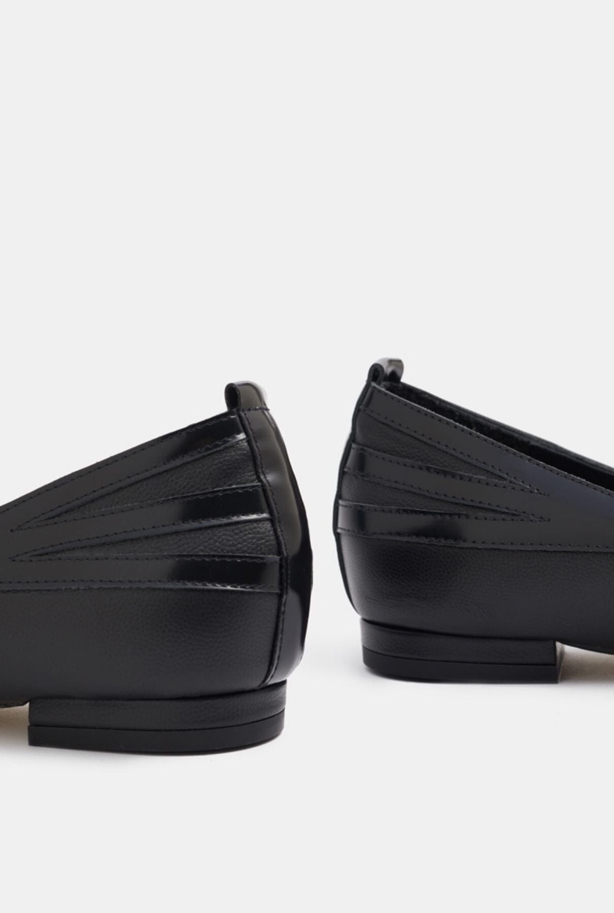 Manoletina AURORA negro Flat shoes Di Bella Garcia