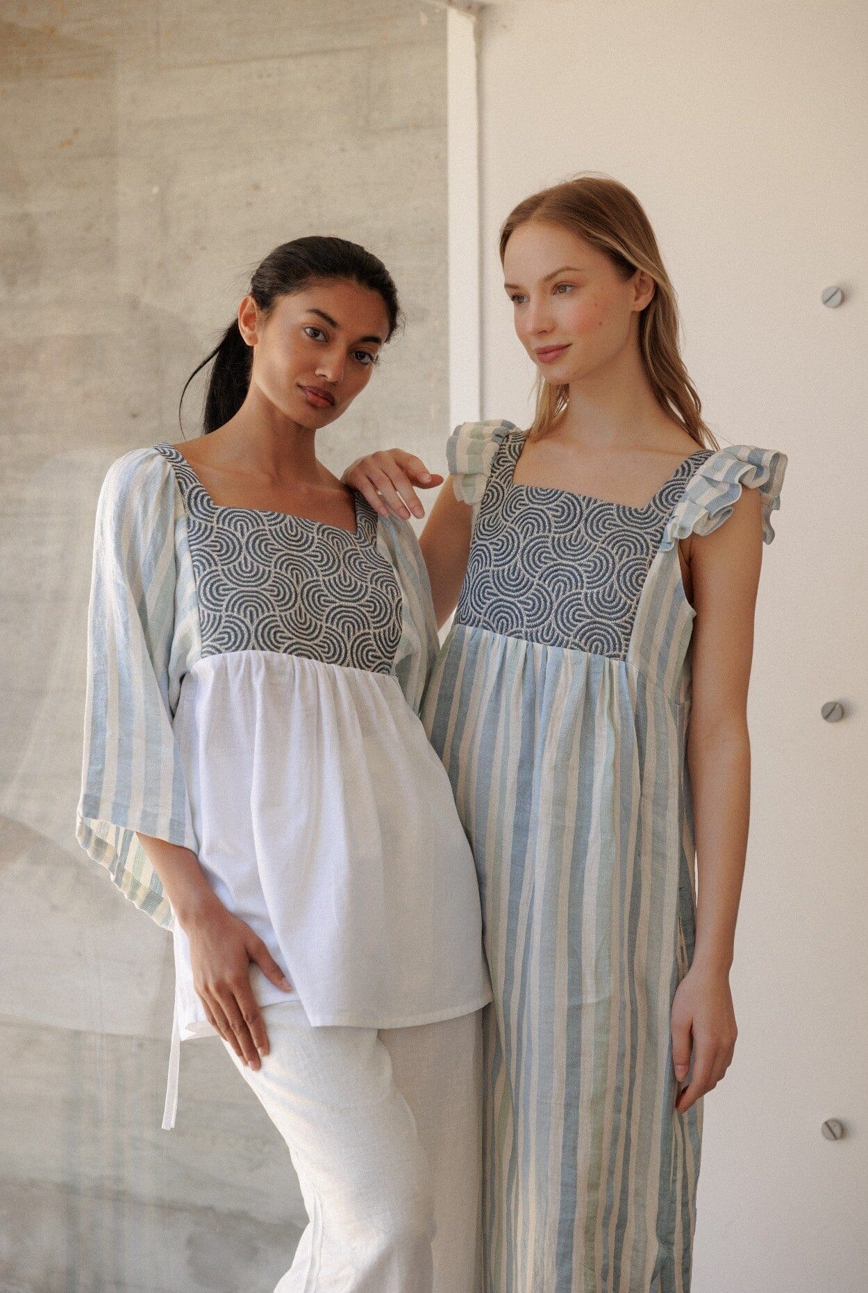 Maui Blue Dress Dresses Maràvic