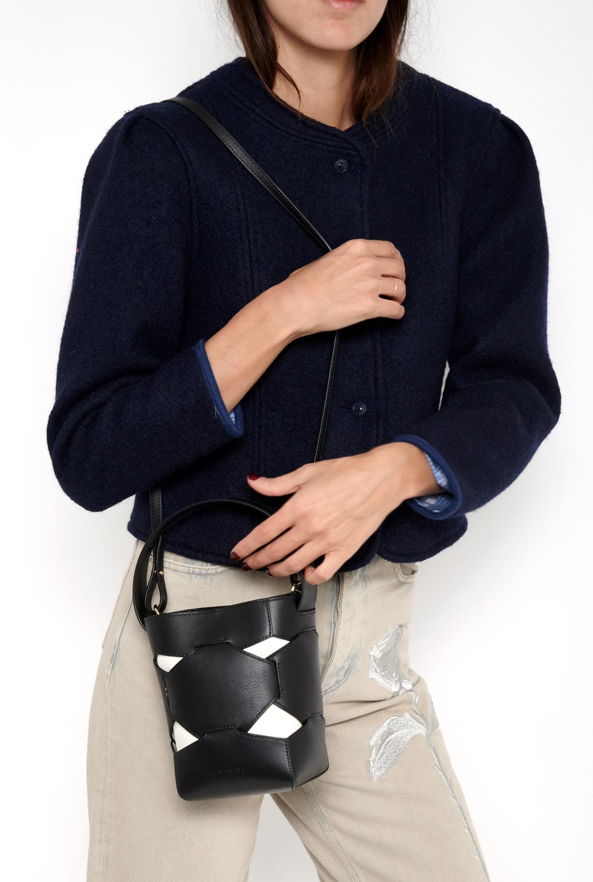 MINI PUZZLE | BLACK Shoulder bags Moi & Sass