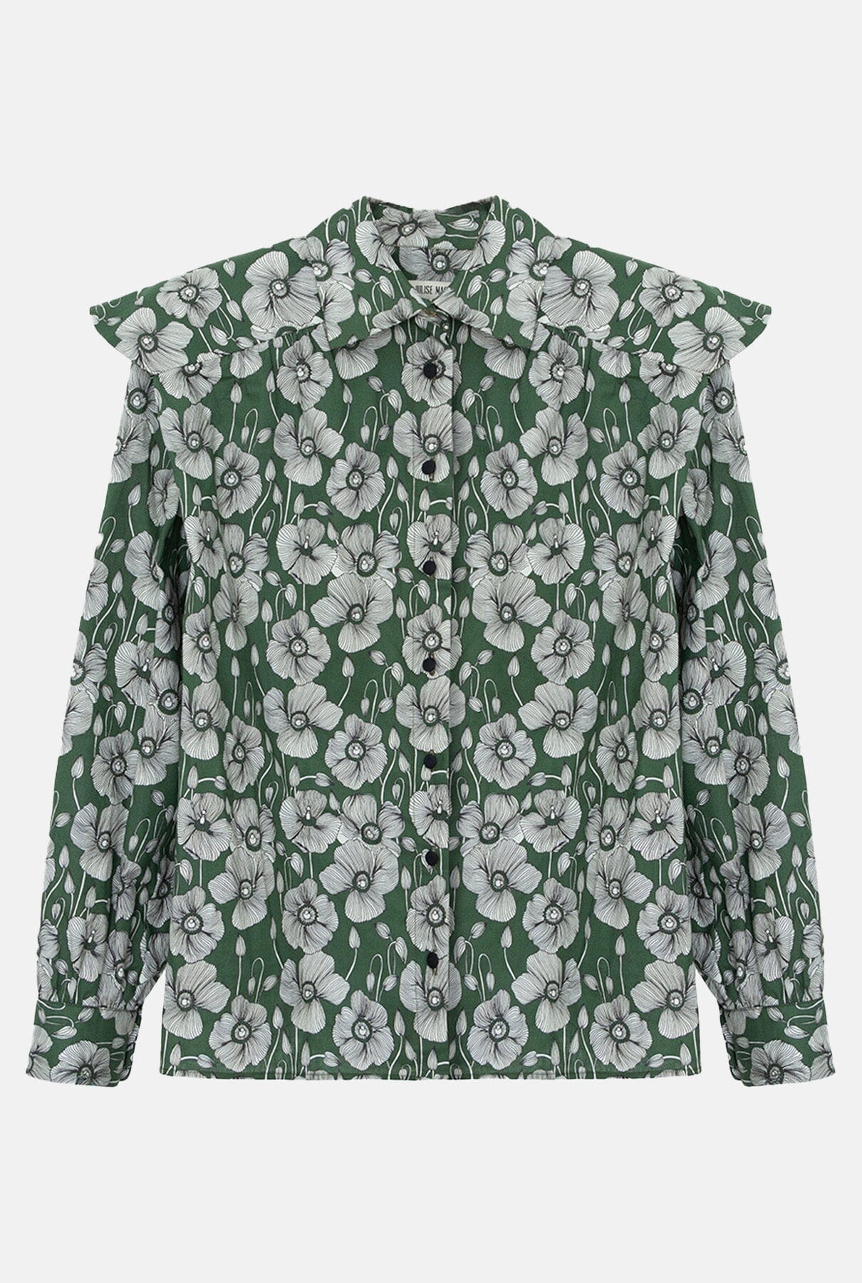 Miru Flowers Green Shirts & blouses Julise Magon