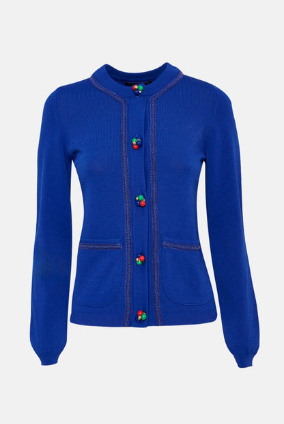 Montse Cardigan - Royal Blue Sweaters Laia Alen 