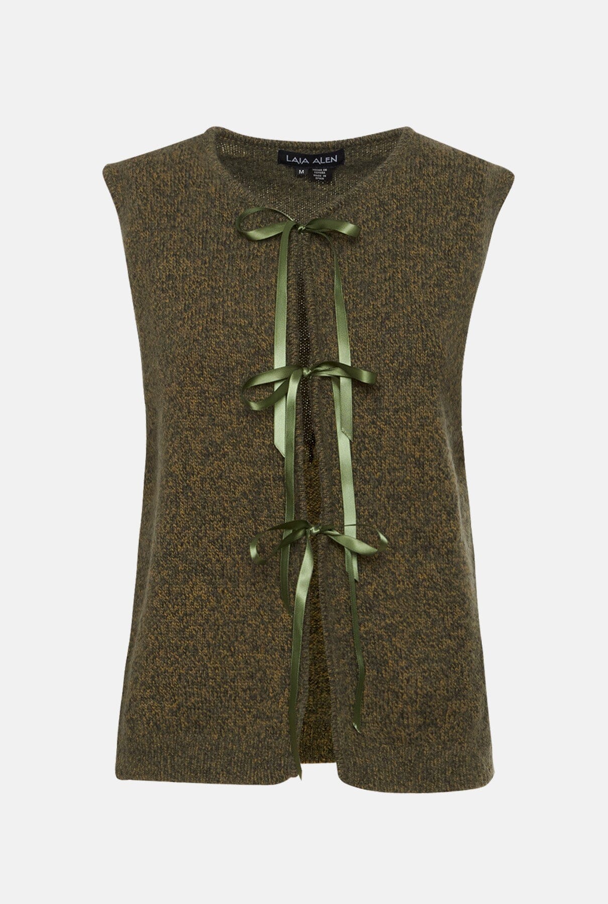 Mumi bow vest - Green Vests Laia Alen