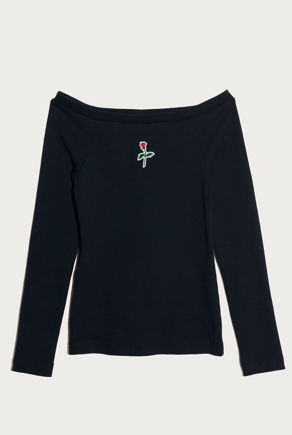 Navy Blue Off-the-shoulder Tee T-Shirts & tops Ynes Suelves