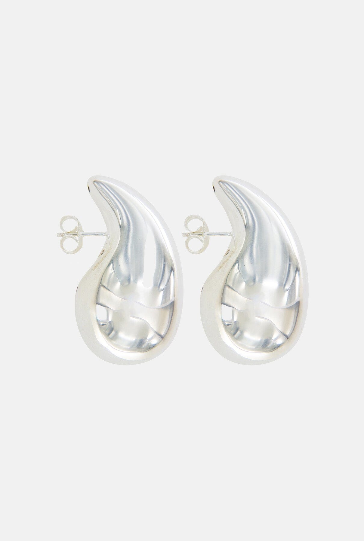 New Big Drop Plata Earrings Coolook