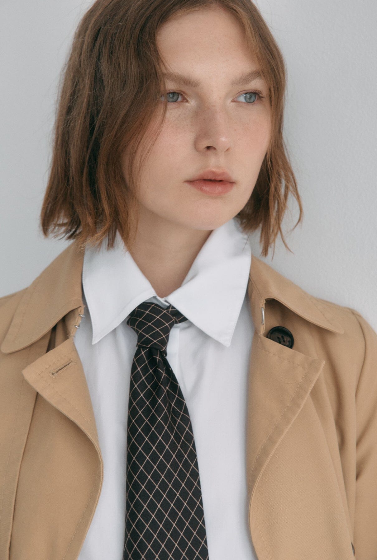 Nolita Check scarf negro Foulards & Scarves Van Hise