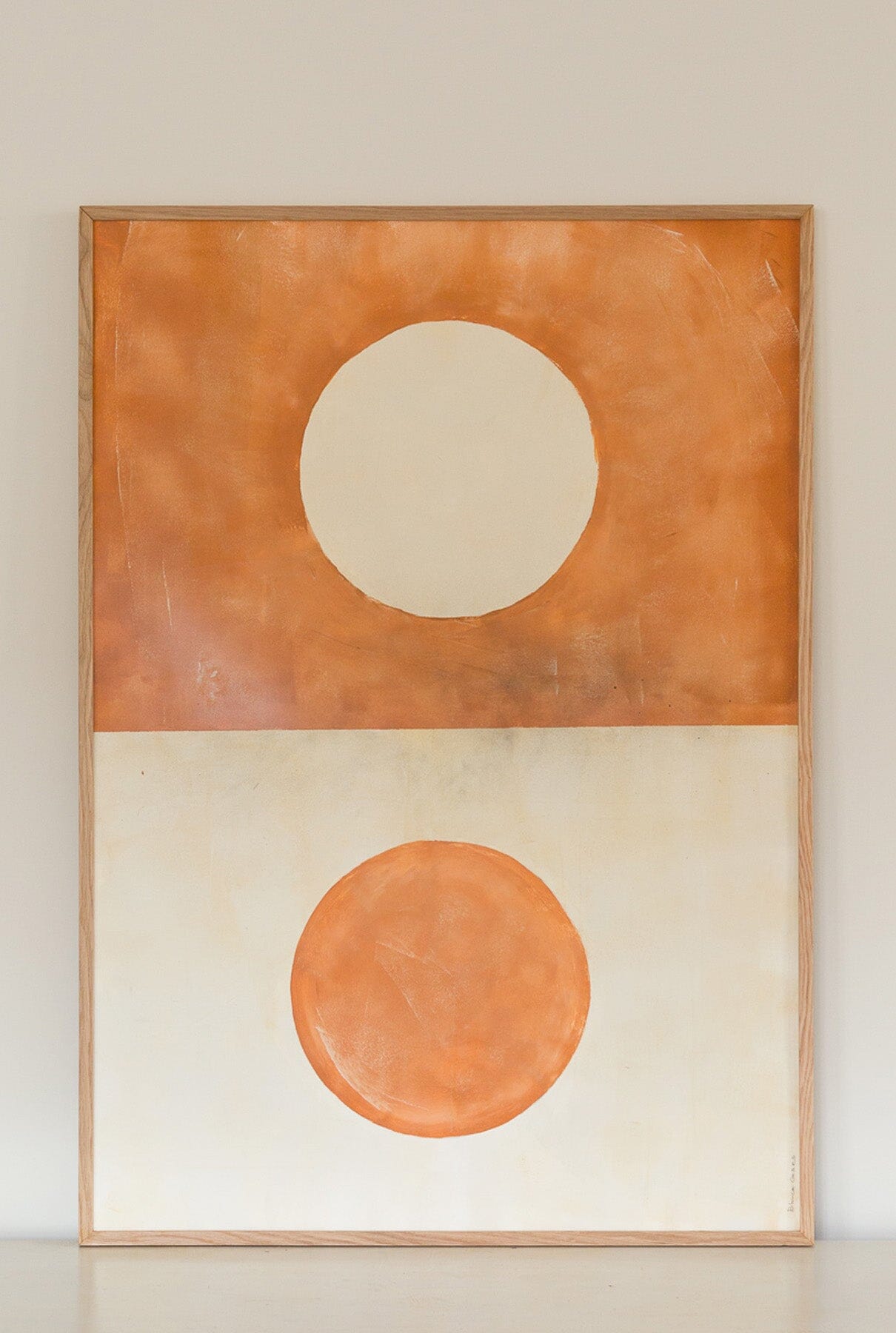 Orange Bitter I Paintings Lu Ink