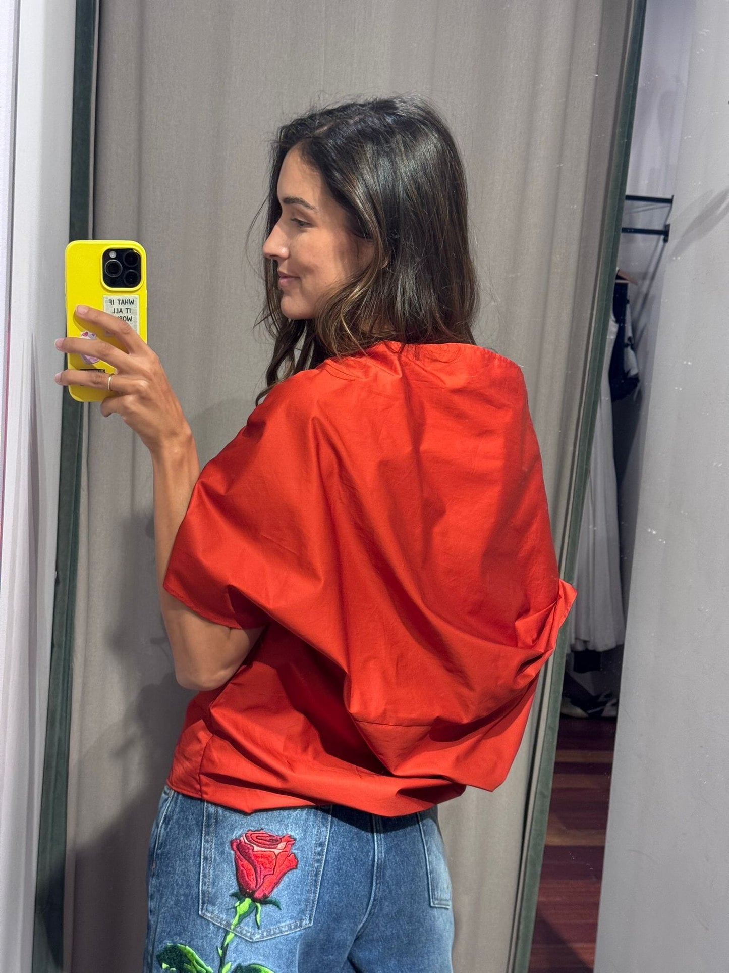 Origami Shirt Naranja Shirts & Tops Iki Essentials