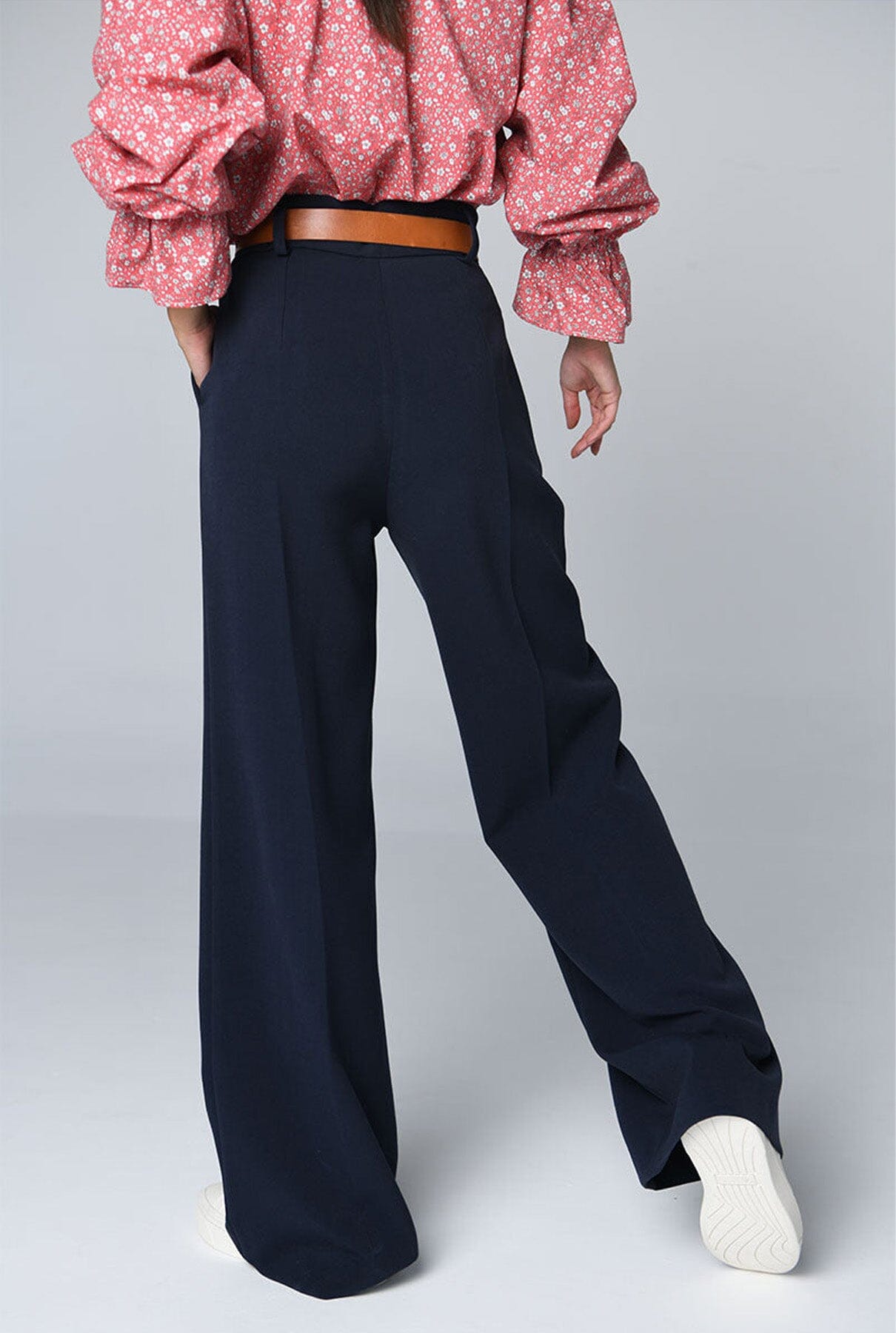 Pantalón Adela Azul Marino Trousers Julise Magon