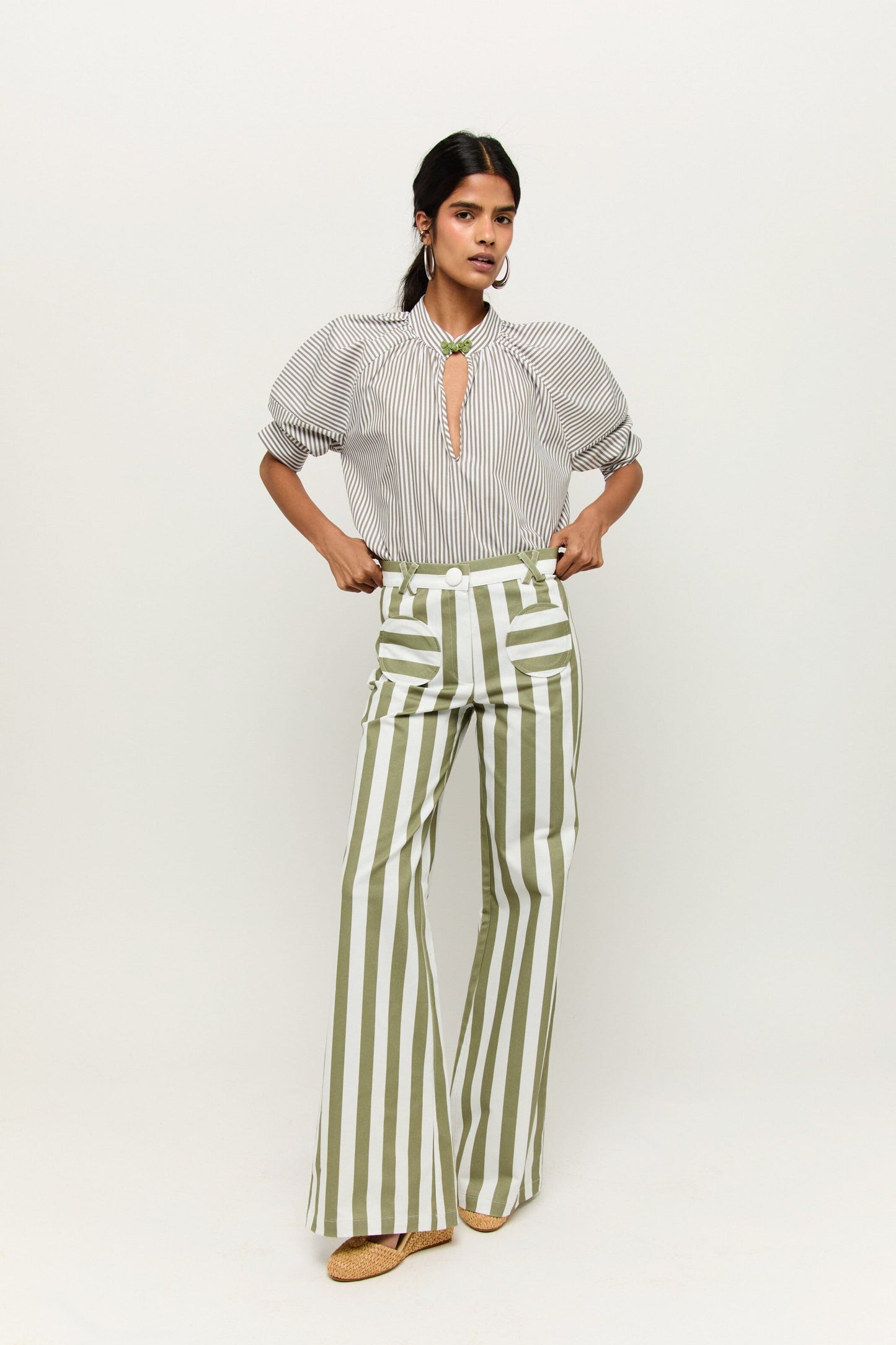 PANTALÓN BIARRITZ KAKI Trousers Werit