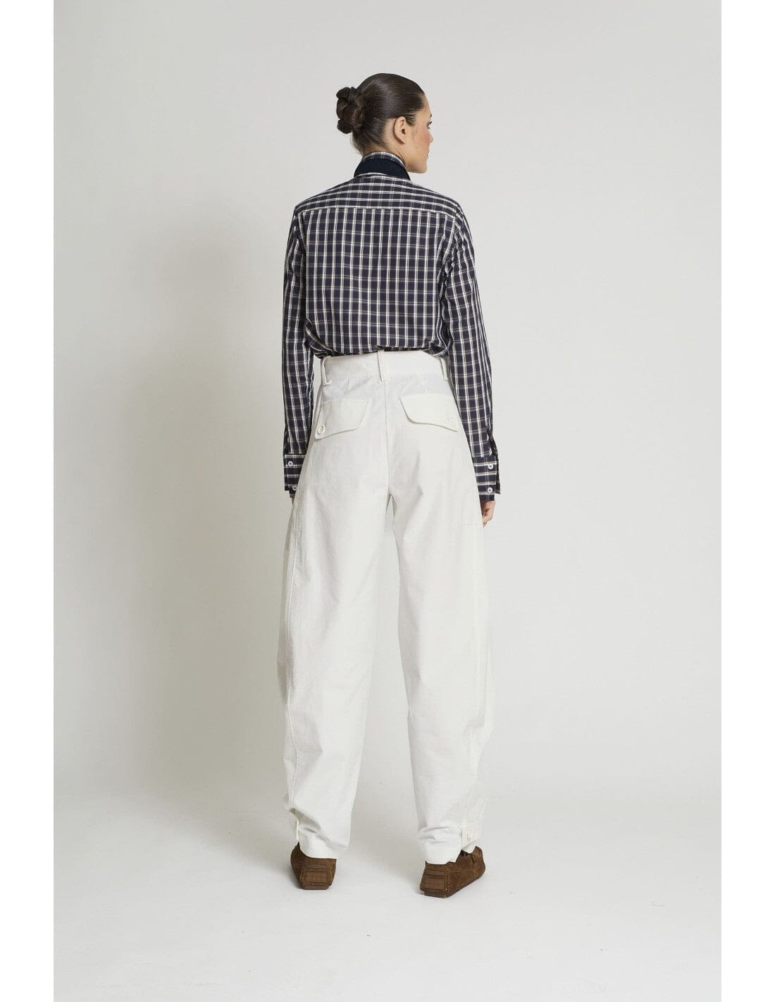 PANTALON IVES BLANCO ROTO Trousers Zaitegui Studio