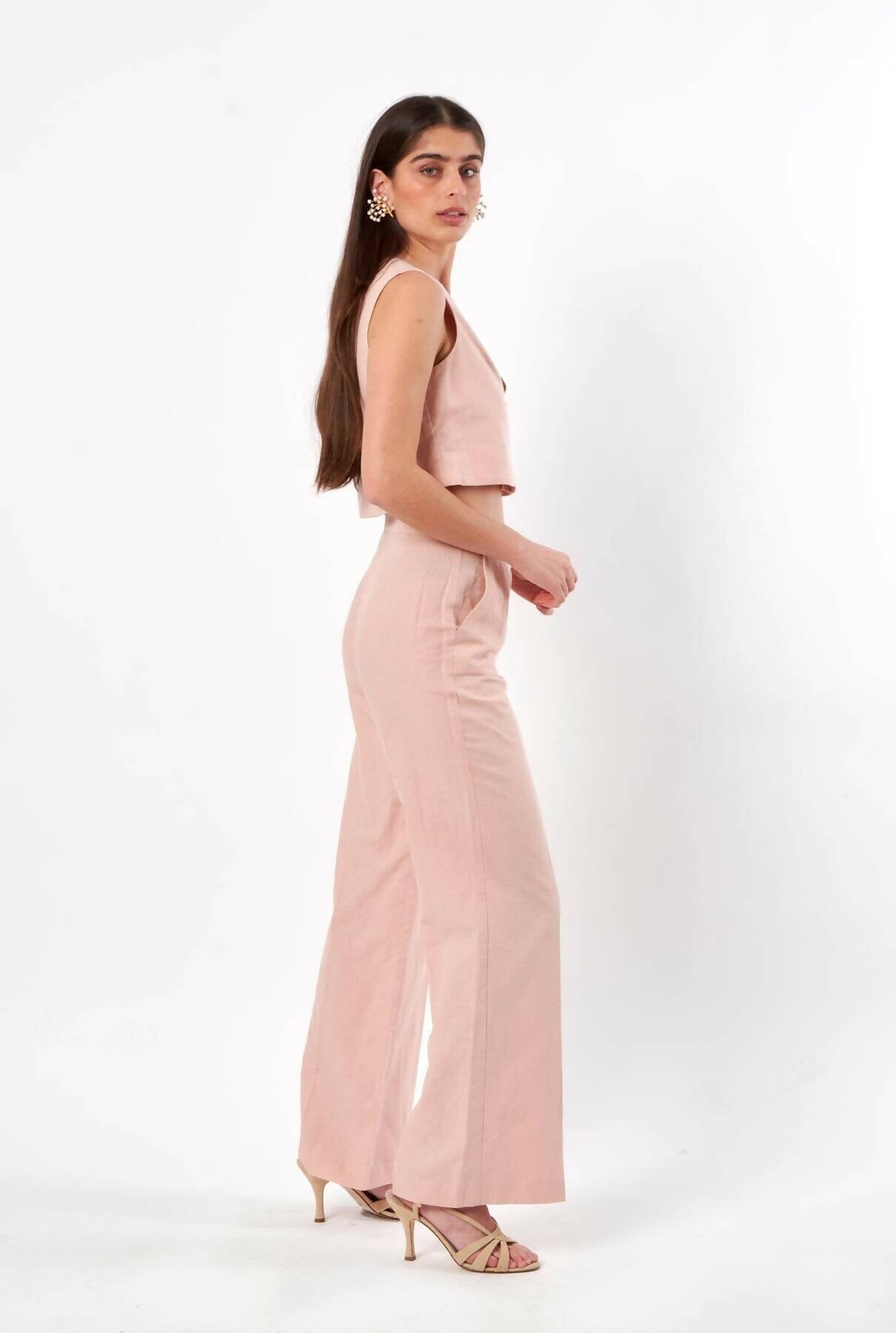 PANTALON LUNA ROSA CUARZO Trousers Devota & Lomba Prêt-à-porter