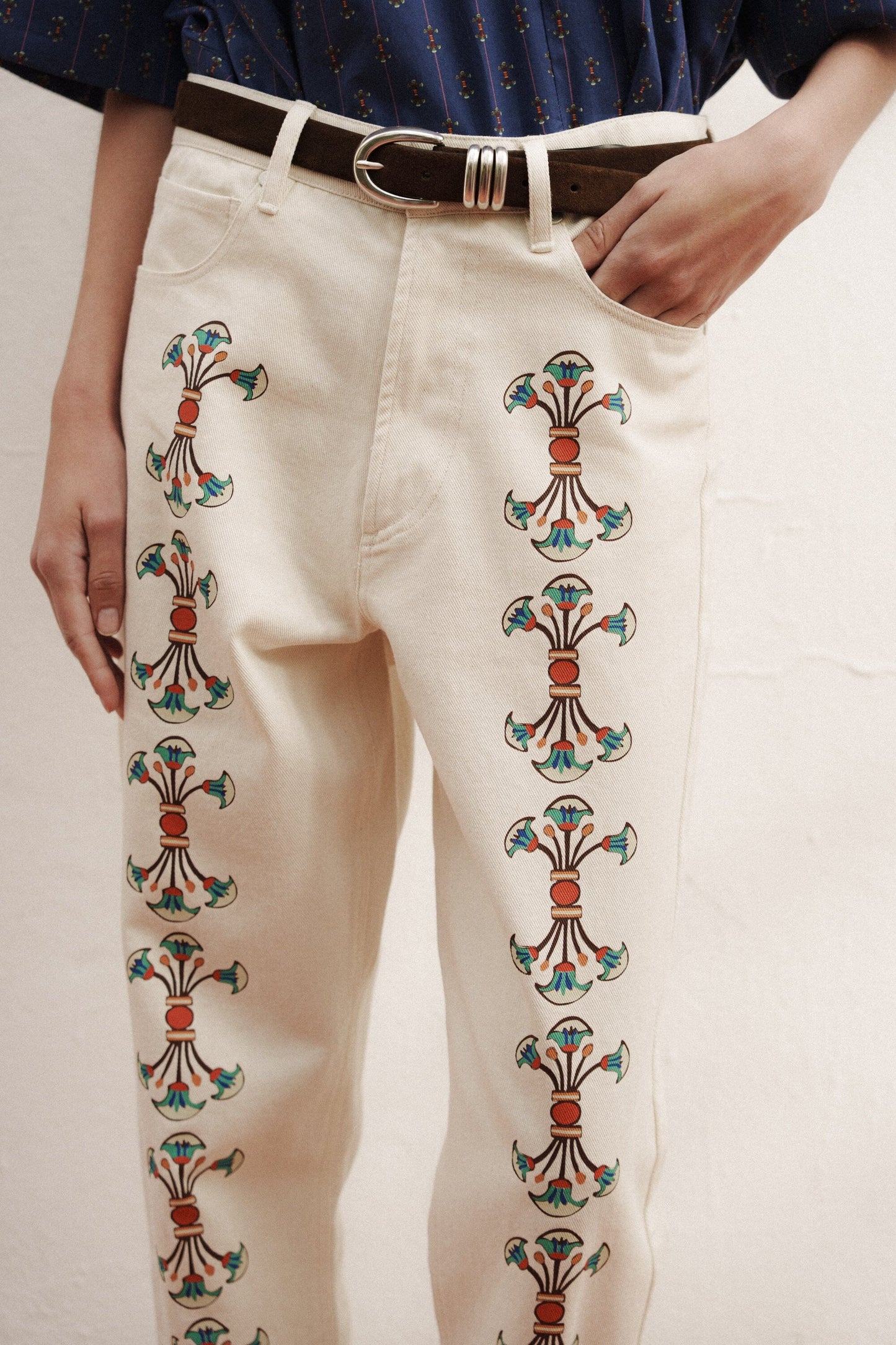 PANTALÓN MEMPHIS CRUDO Trousers Himba Collection