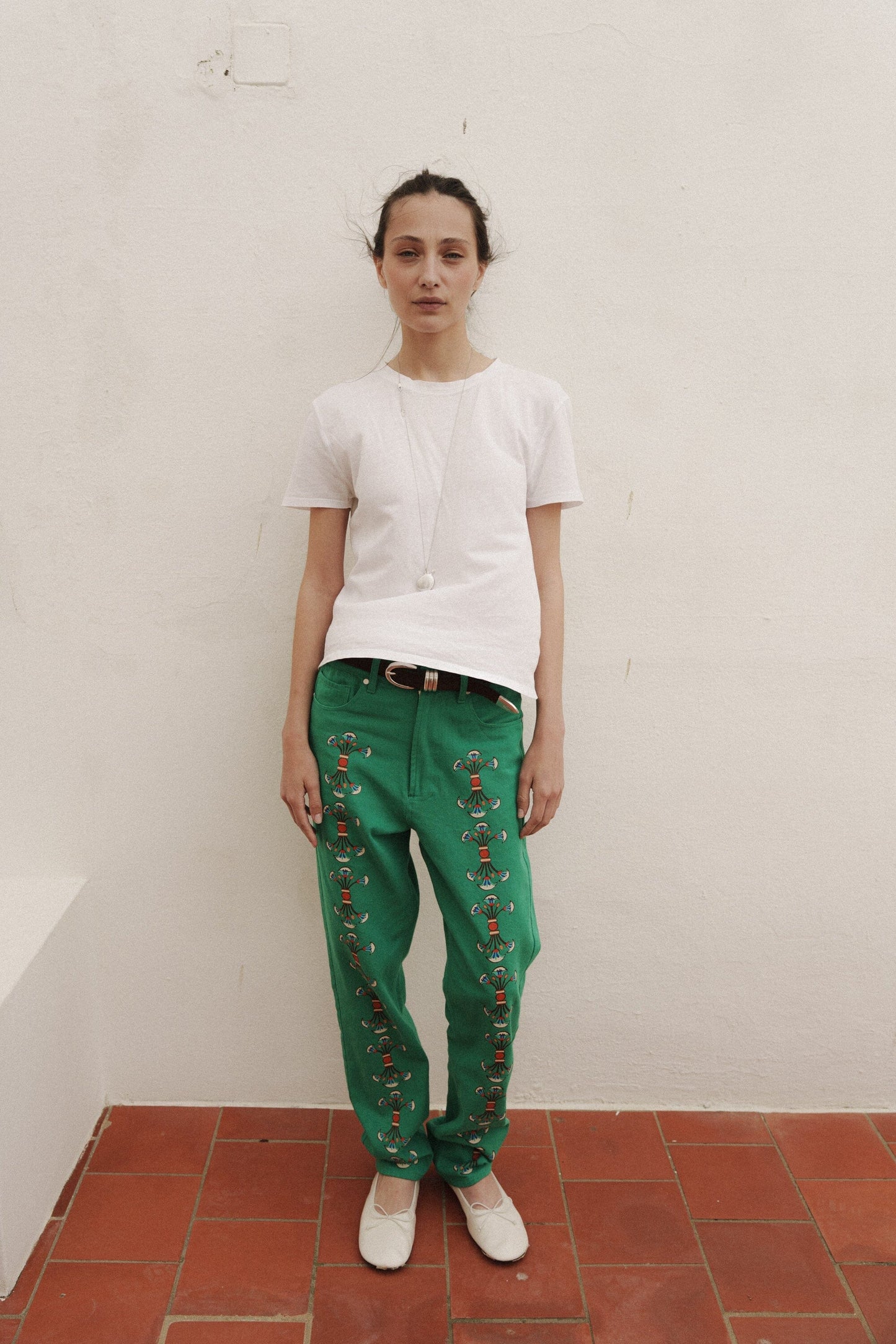PANTALÓN MEMPHIS VERDE Trousers Himba Collection