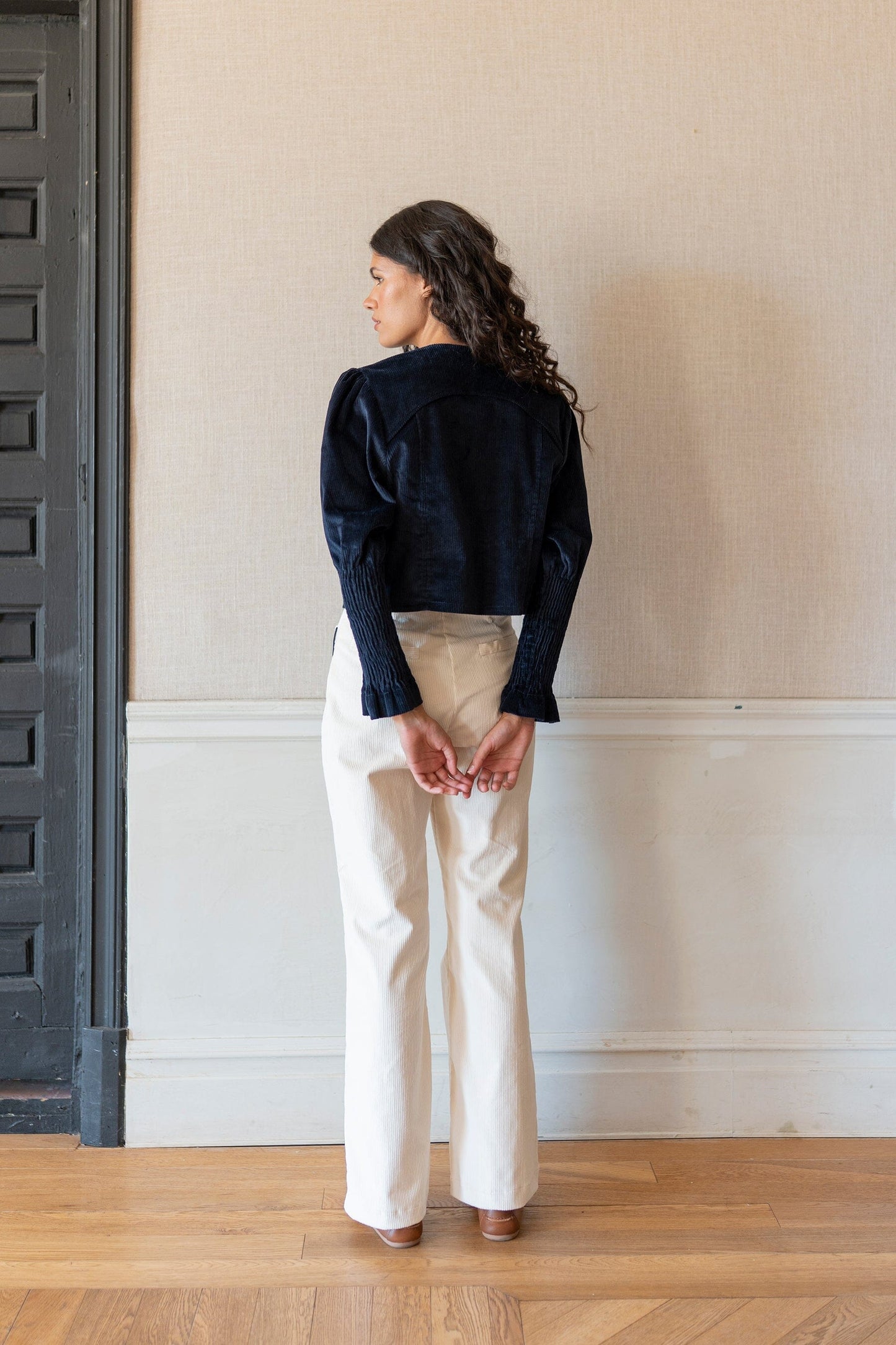 Pantalón pana crudo Trousers Vano Studio