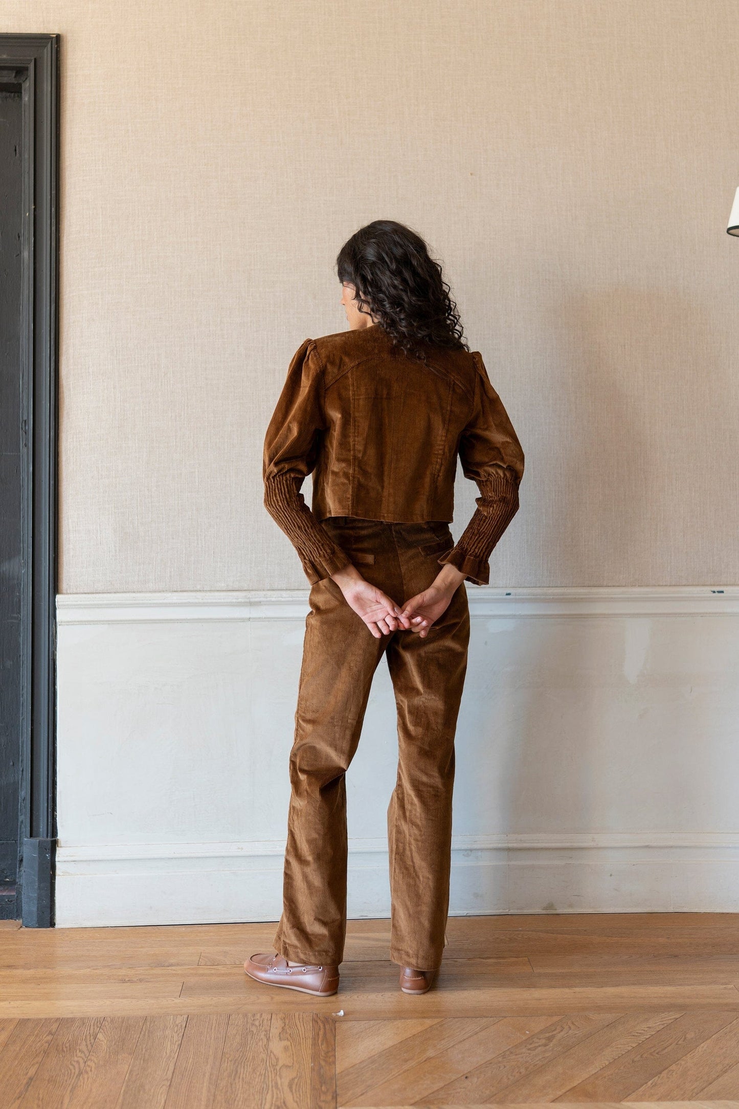 Pantalón pana marrón Trousers Vano Studio