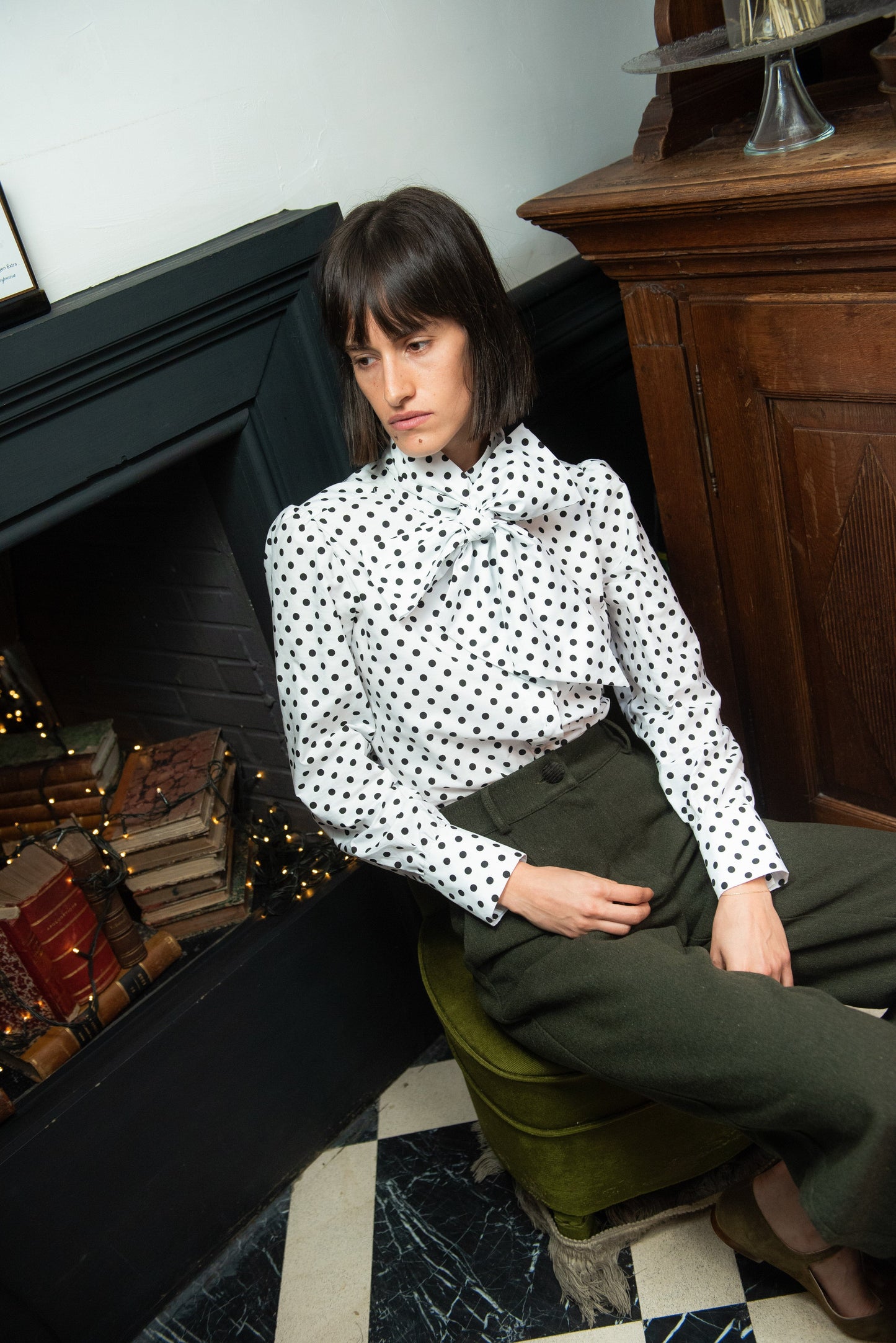 Pantalón Rivelin Lana Verde Trousers IPA BRAND