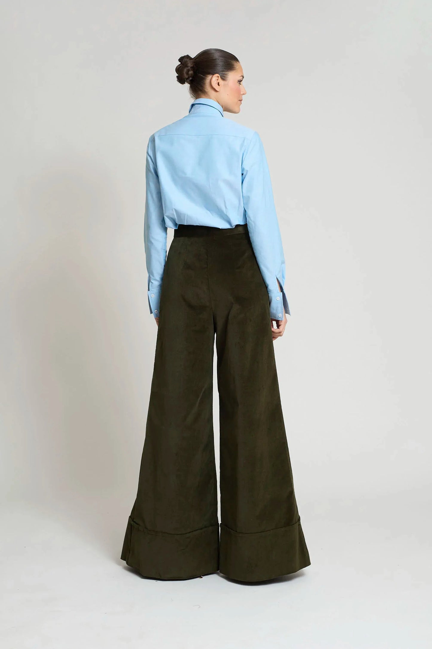 PANTALON SAMURAY VERDE Trousers Zaitegui Studio