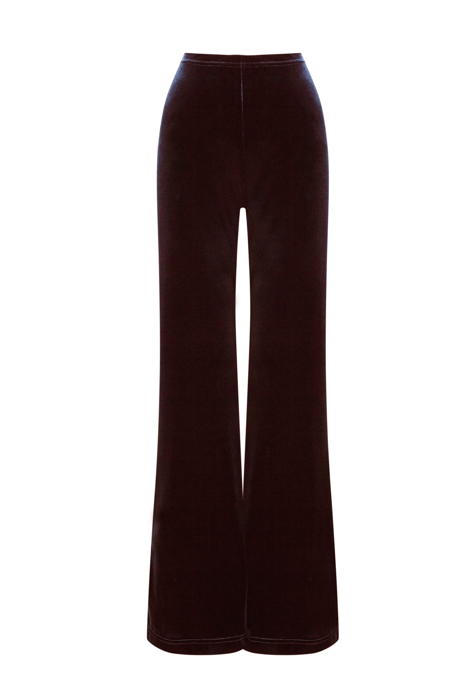 PANTALÓN TERCIOPELO CAMPANA MARRÓN Trousers Elisa Cortés