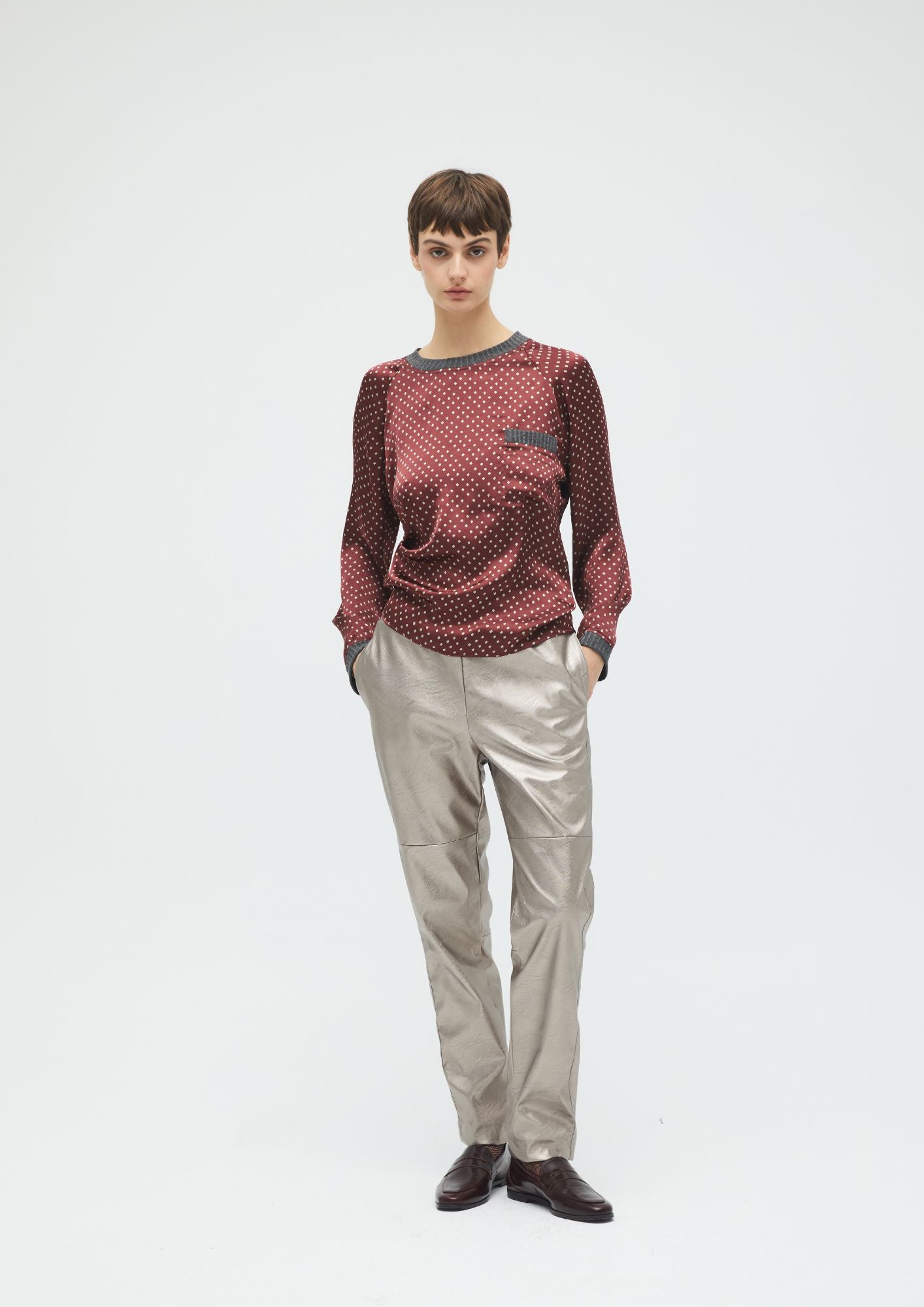 PANTS POLIPIEL BRILLO Trousers Commelle